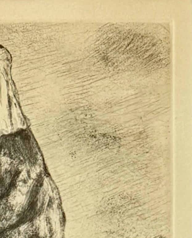 Marc Chagall - Meeting of Jacob and Rachel at the well, 1952 - Image 4