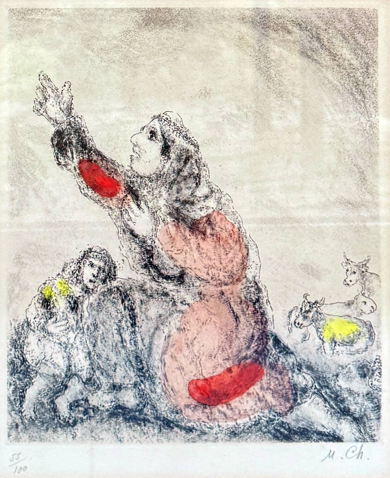 Marc Chagall - Hannah Praying to God, 1952 - Image 2