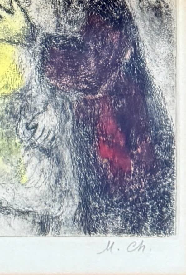 Marc Chagall - The Anointing of Saul, 1952 - Image 6