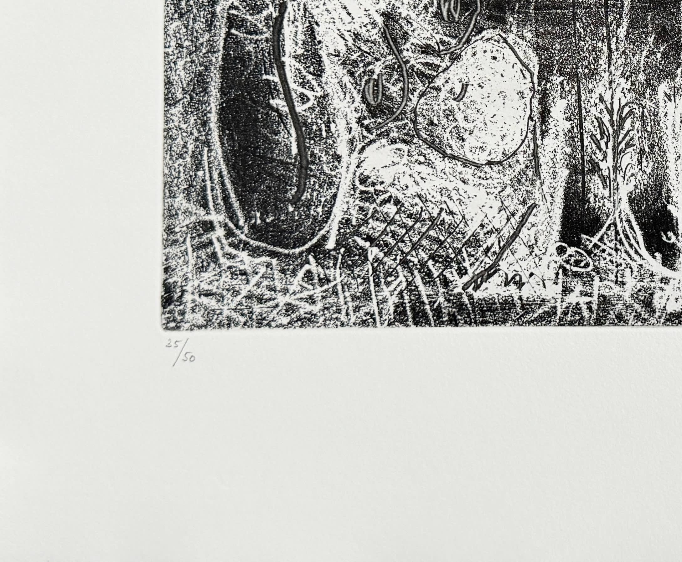 Pablo Picasso - Peintre et modèle au fume-cigarette, 1968 - Image 4