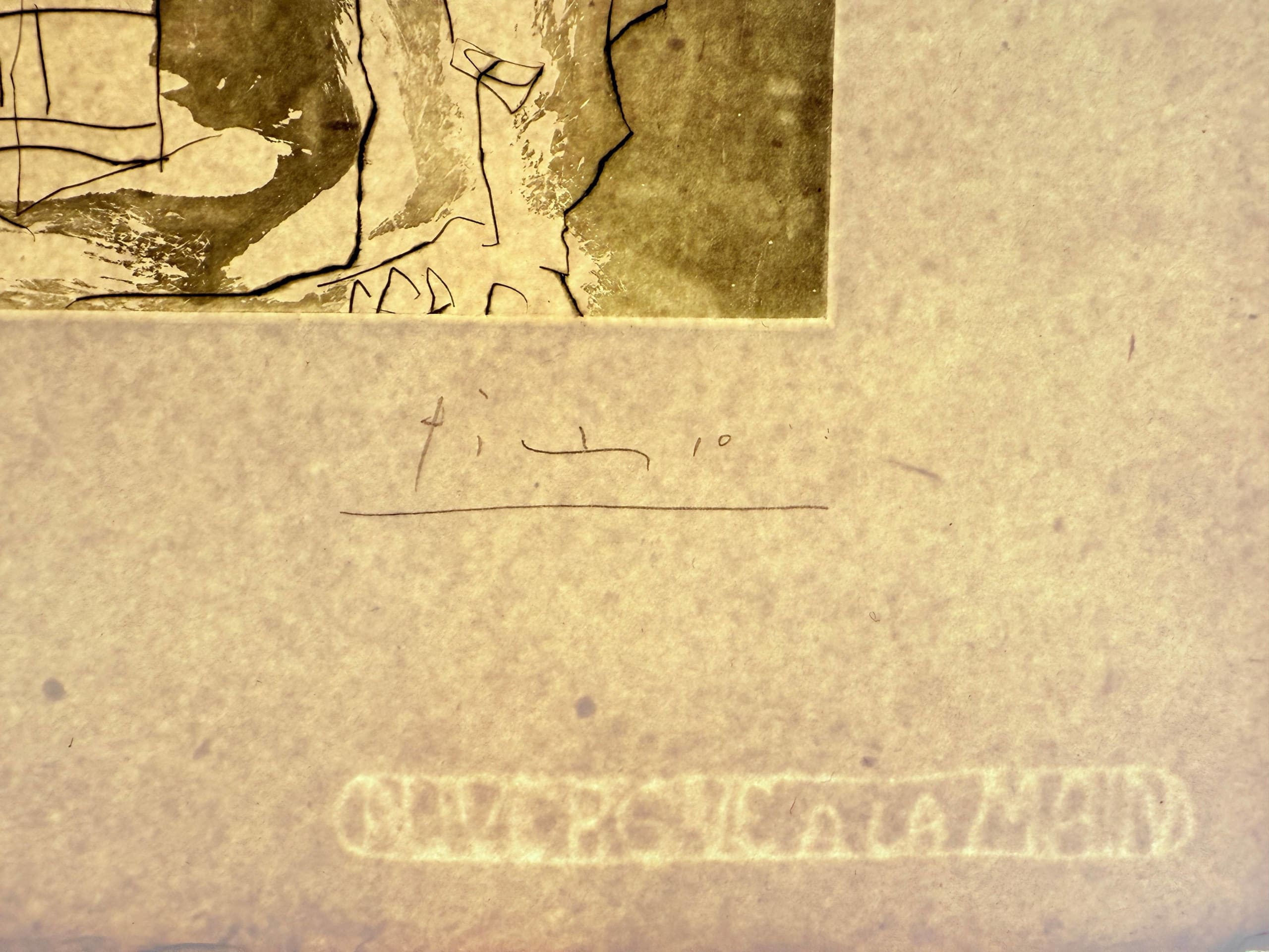 Pablo Picasso - Dans l'Atelier, 1965 - Image 3