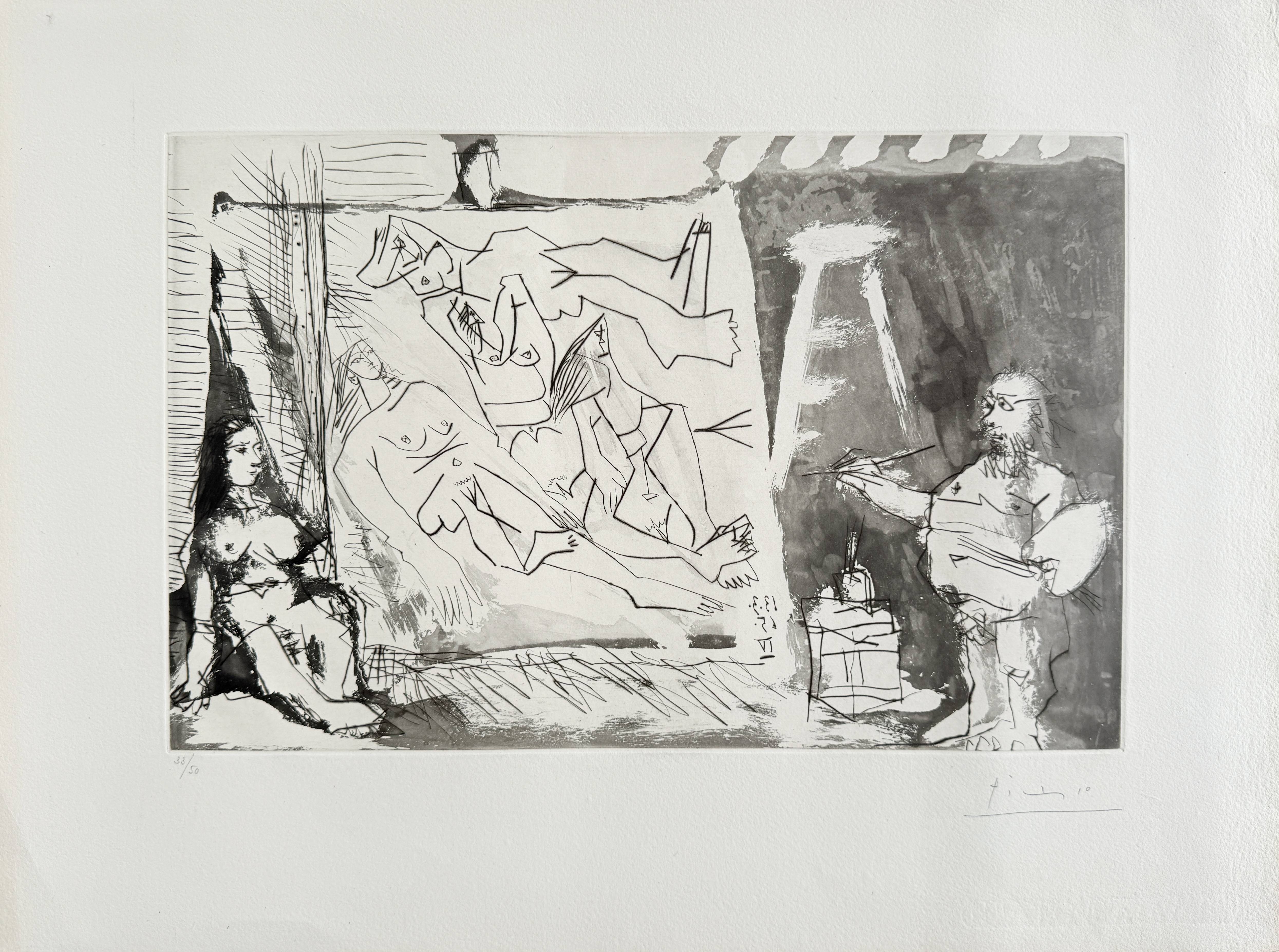 Pablo Picasso - Dans l'Atelier, 1965 - Image 2