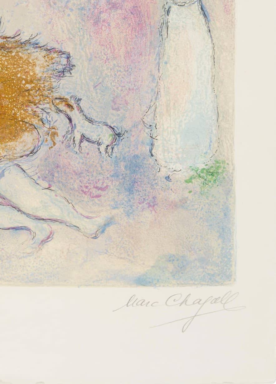 Marc Chagall - La Ruse de Dorcon, from Daphnis et Chloé, 1961 - Image 6