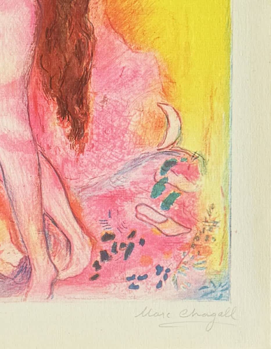 Marc Chagall - Disrobing Her with His Own Hand..., from Four Tales from the Arabian Nights, 1948 - Image 7