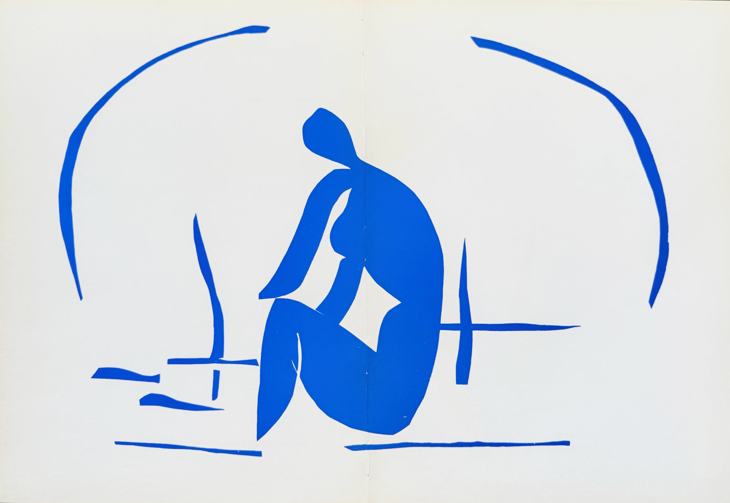 Henri Matisse - Baigneuse Dans Les Resaux, 1958