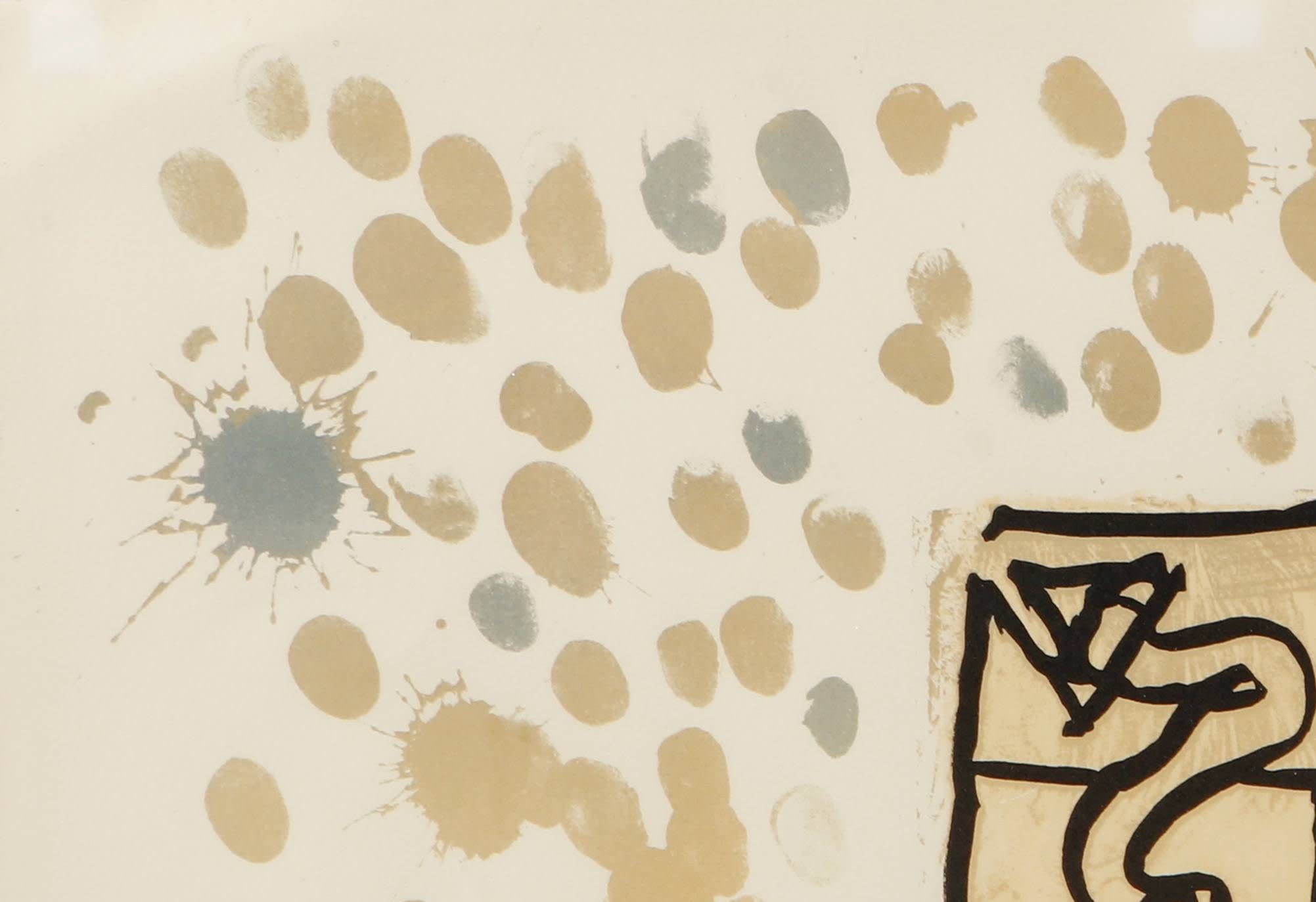 Pierre Alechinsky - Lino-Litho, Planche IV, 1970 - Image 2