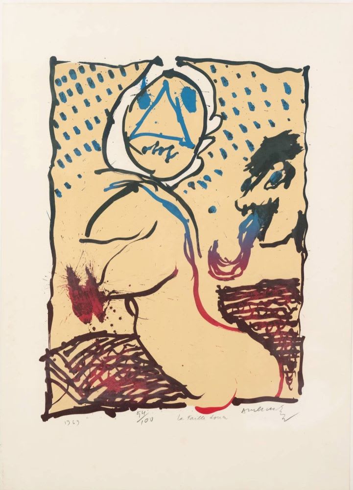 Pierre Alechinsky - La taille douce, 1969