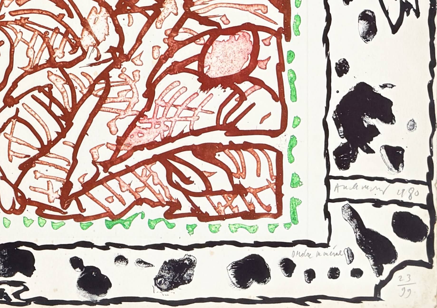 Pierre Alechinsky - Ordre Minéral, 1980 - Image 5