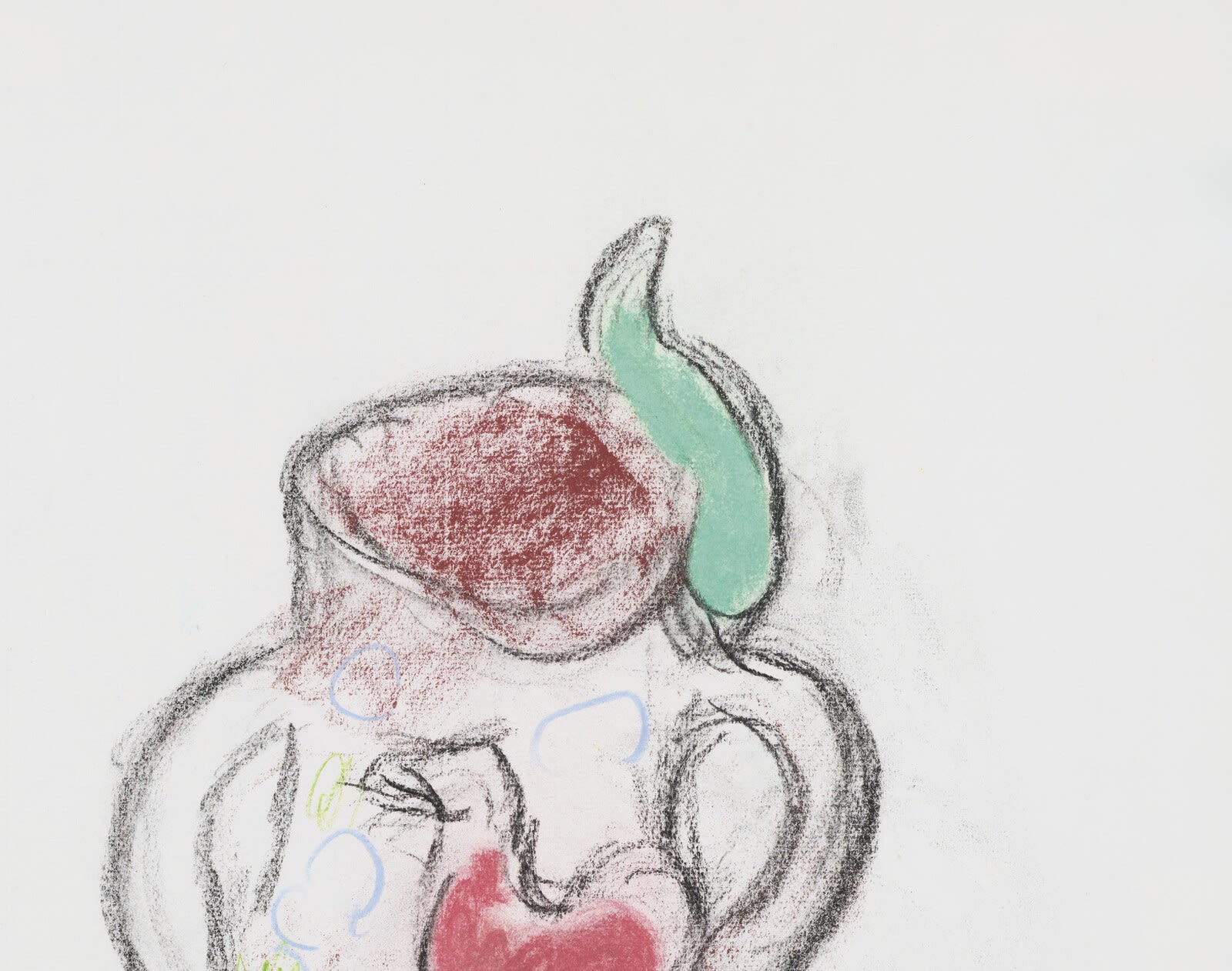 Marc Chagall - Esquisse pour L'Âne bleu, 1969 - Image 3