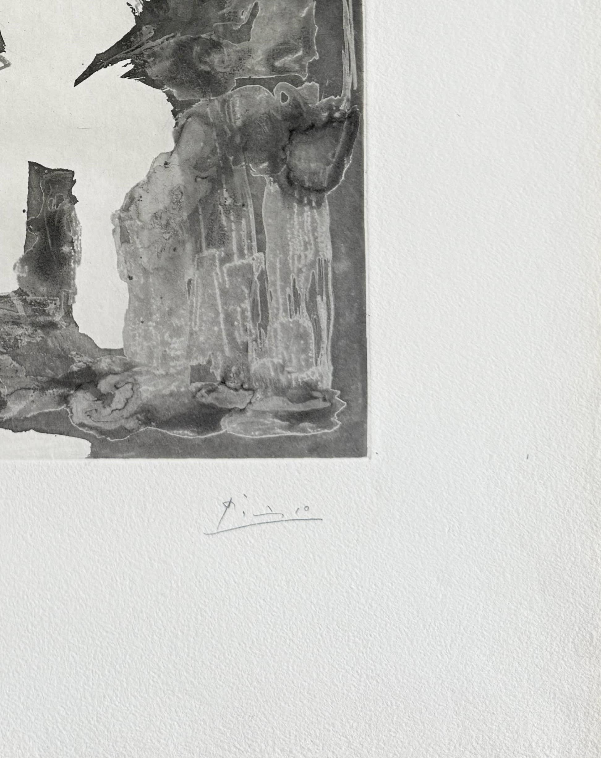 Pablo Picasso - Peintre et modèle aux cheveux longs, 1966 - Image 9