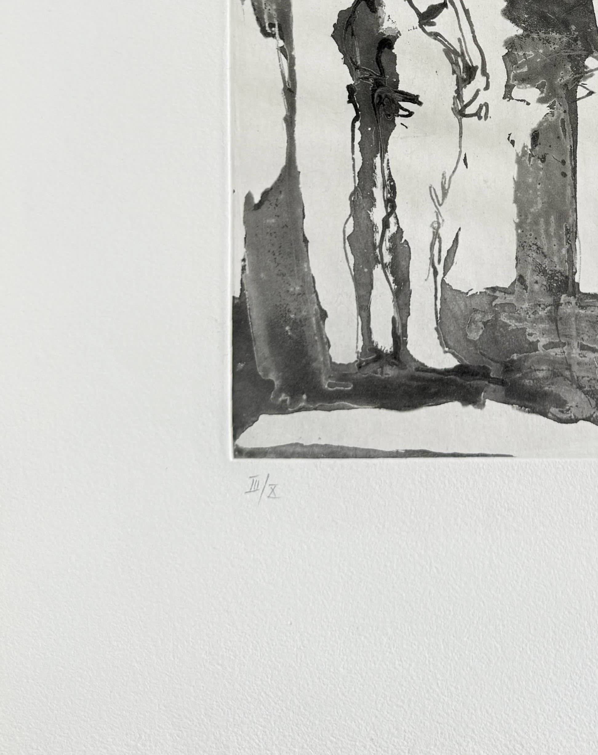 Pablo Picasso - Peintre et modèle aux cheveux longs, 1966 - Image 8