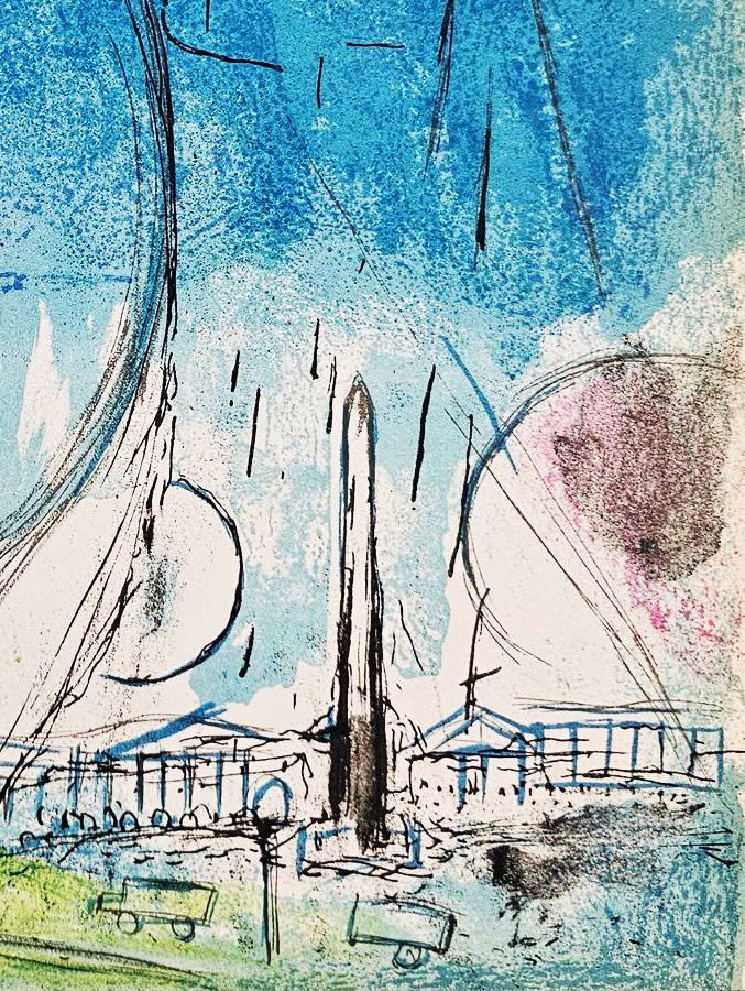 Marc Chagall - Place de la Concorde, 1952 - Image 5