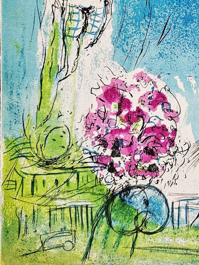 Marc Chagall - Place de la Concorde, 1952 - Image 4