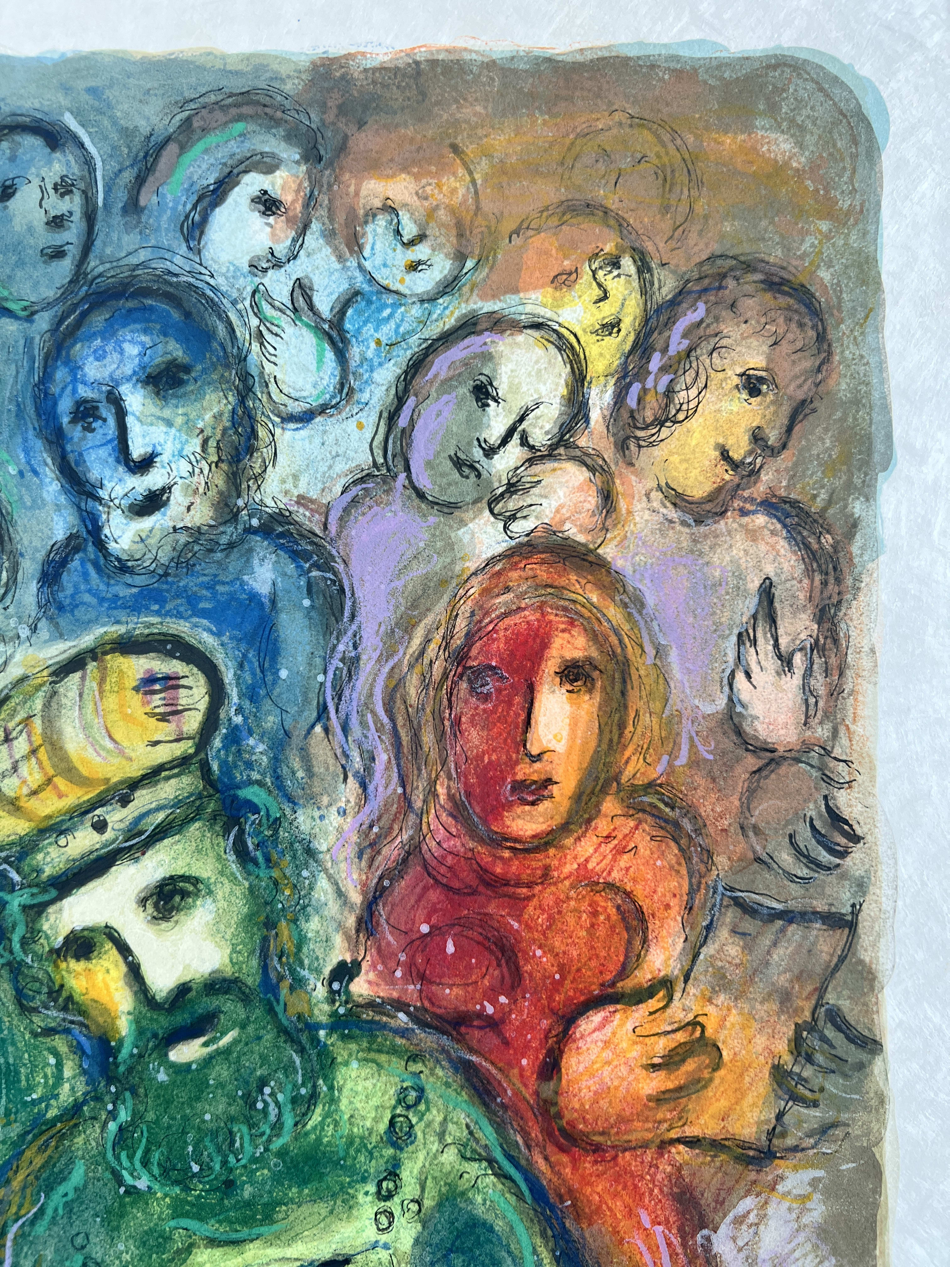 Marc Chagall - So went Moses and Aaron, and gathered all the Elders of the children of Israel, 1966 - Image 3