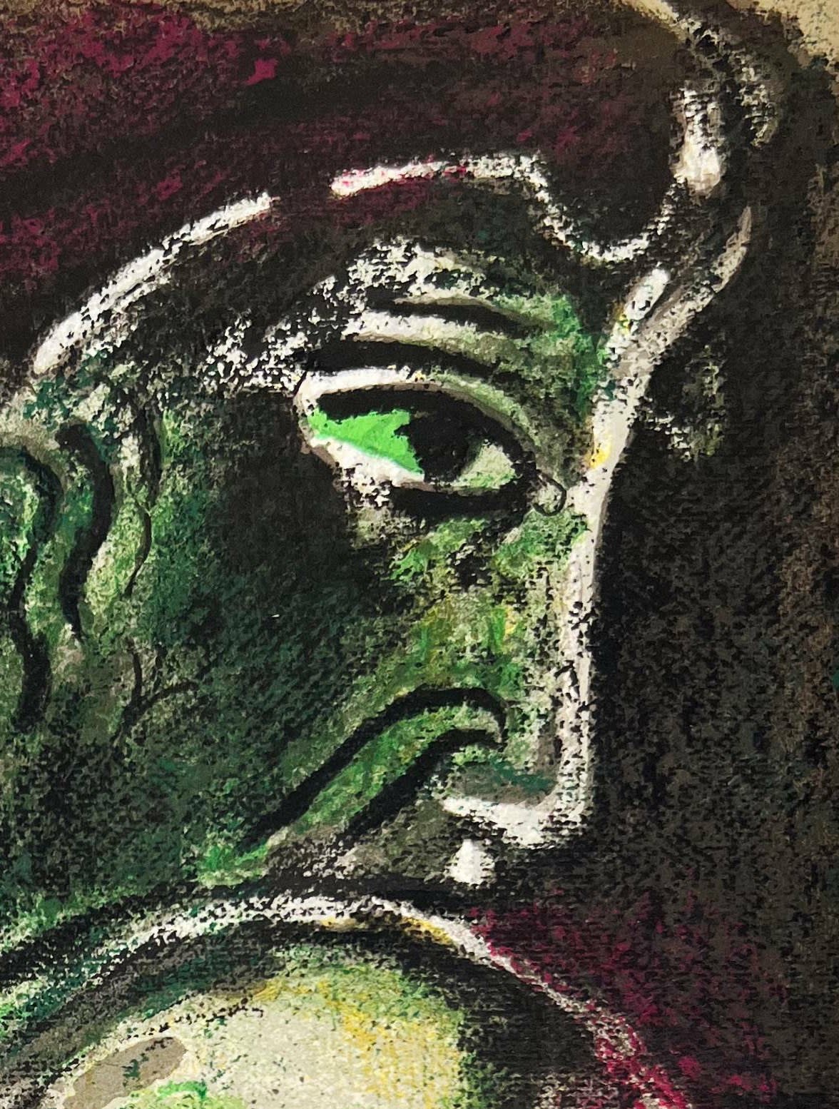 Marc Chagall - Job in Despair, 1960 - Image 3