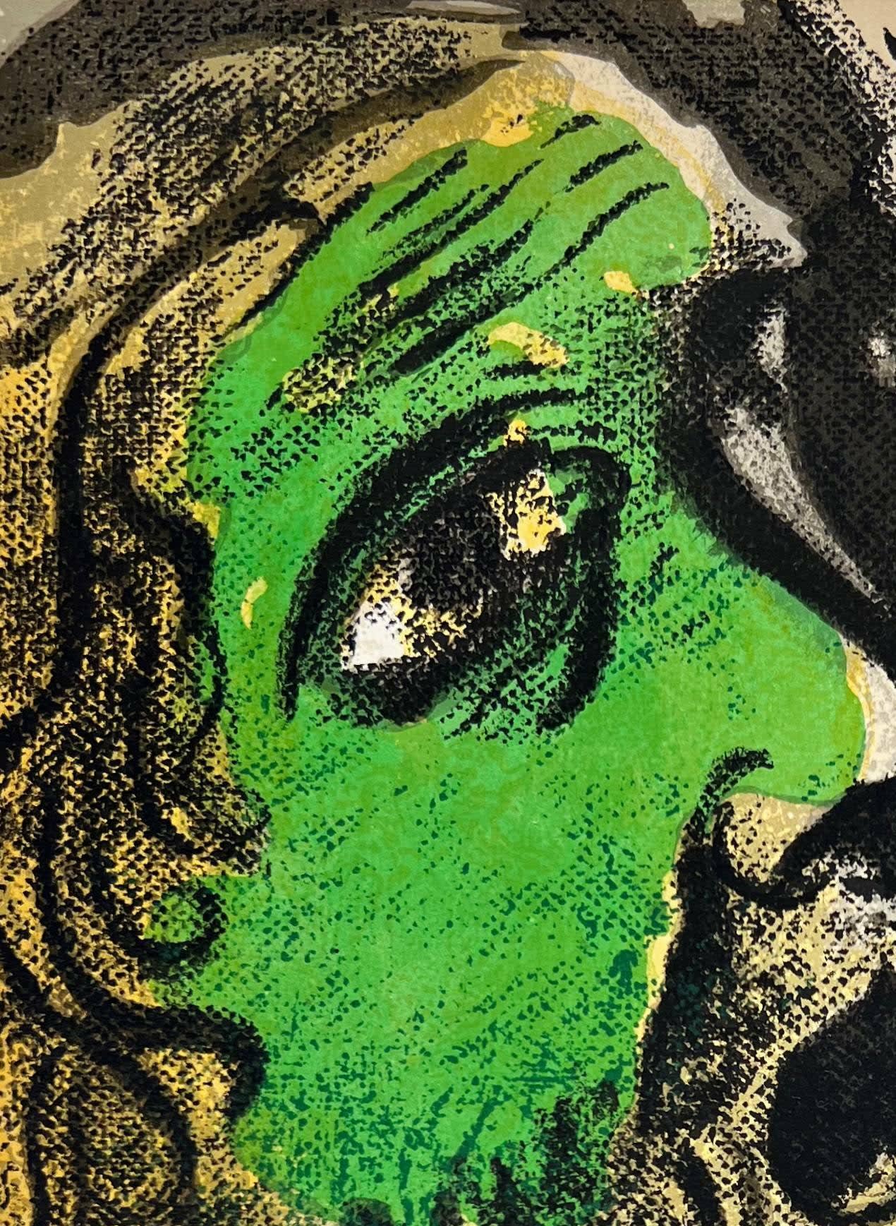 Marc Chagall - Job Praying, 1960 - Image 2