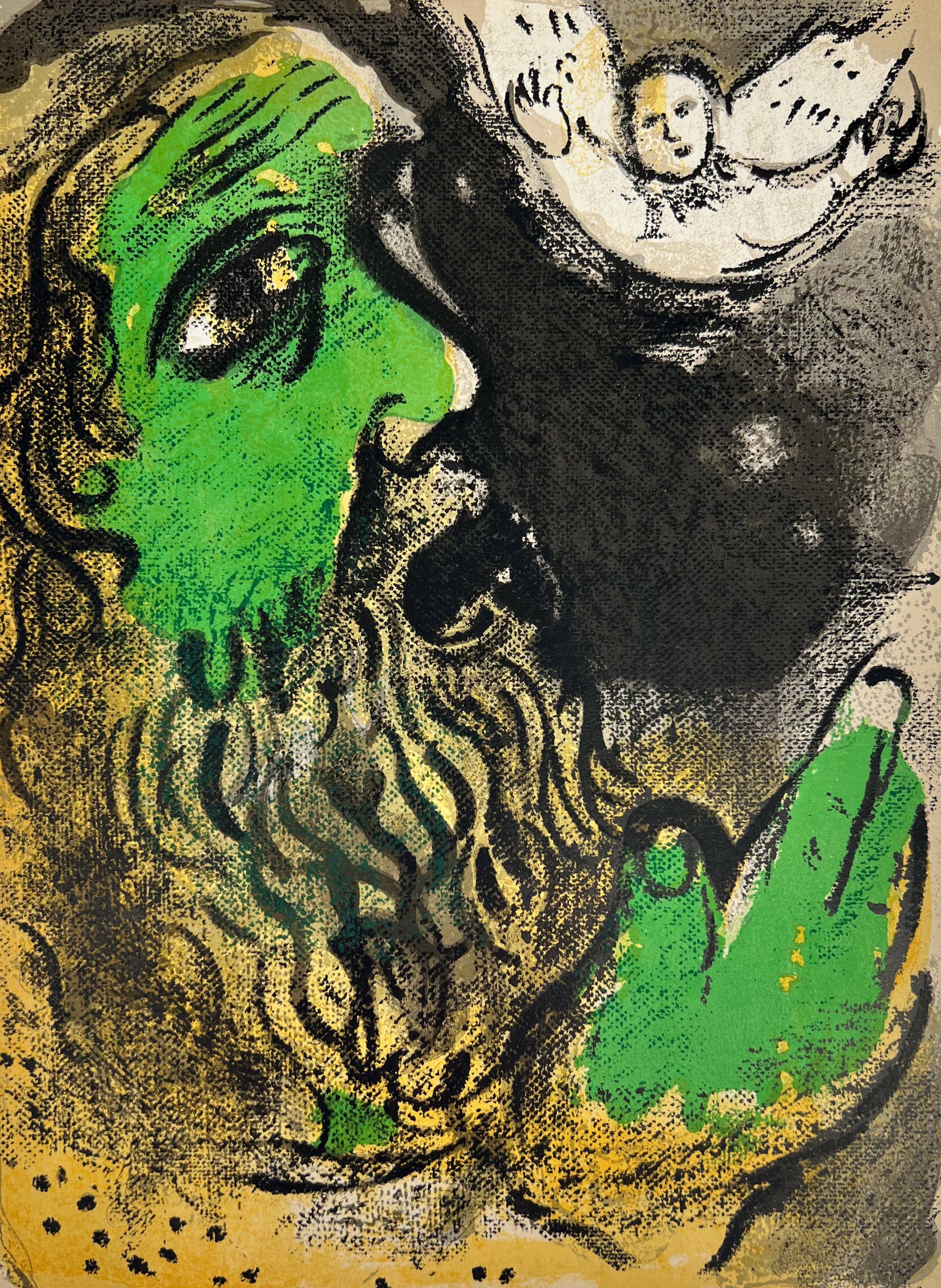Marc Chagall - Job Praying, 1960