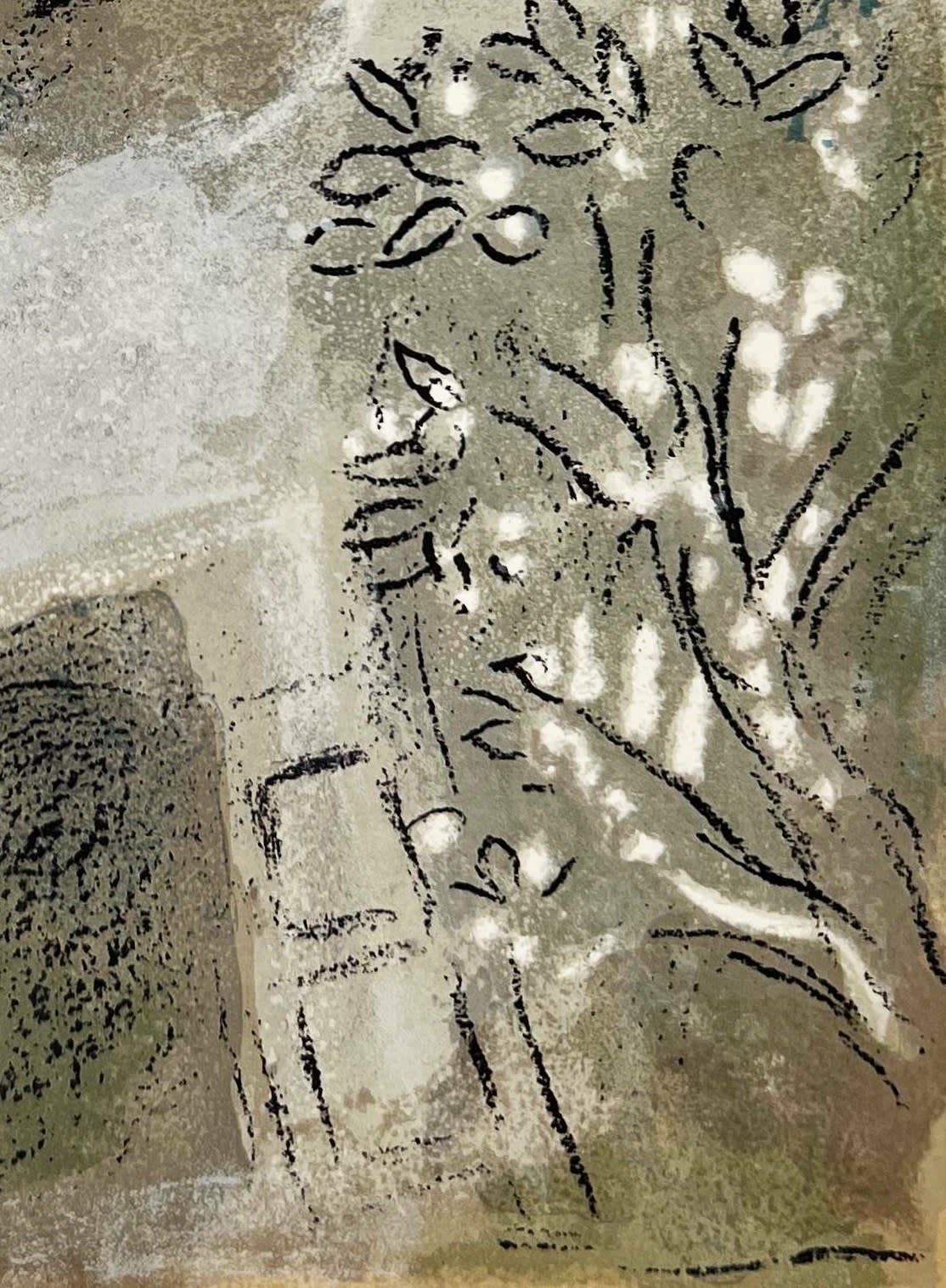 Marc Chagall - David saved by Michal, 1960 - Image 5