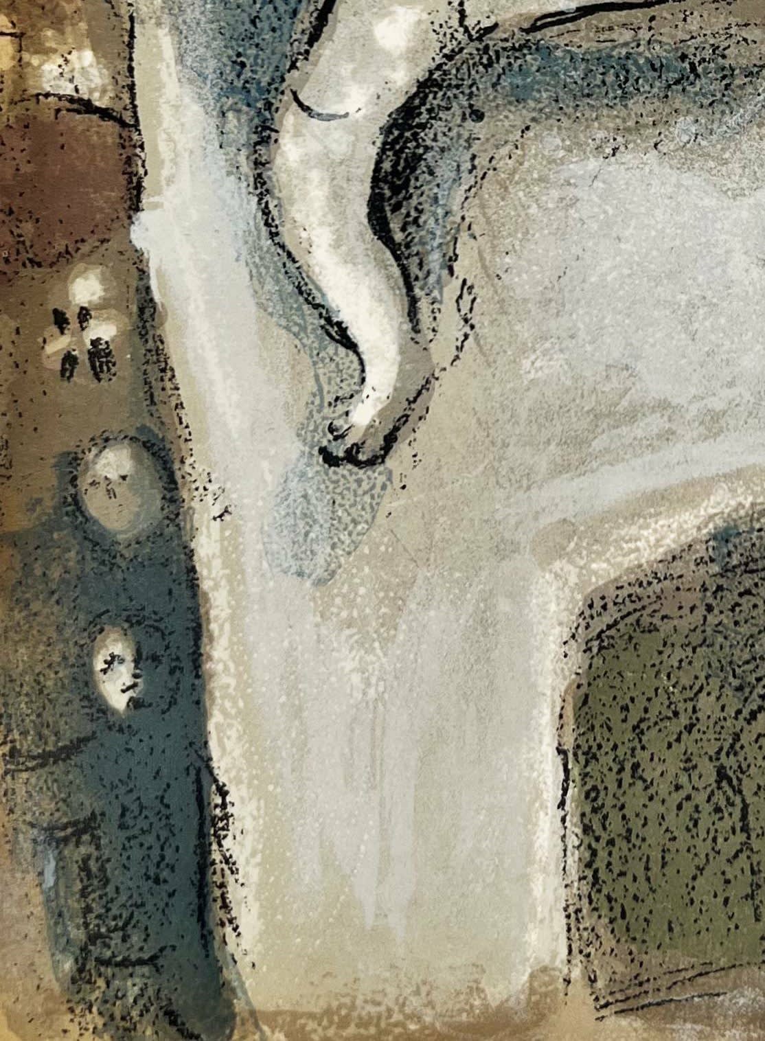 Marc Chagall - David saved by Michal, 1960 - Image 4