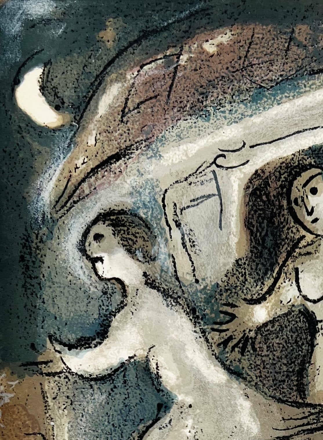 Marc Chagall - David saved by Michal, 1960 - Image 2