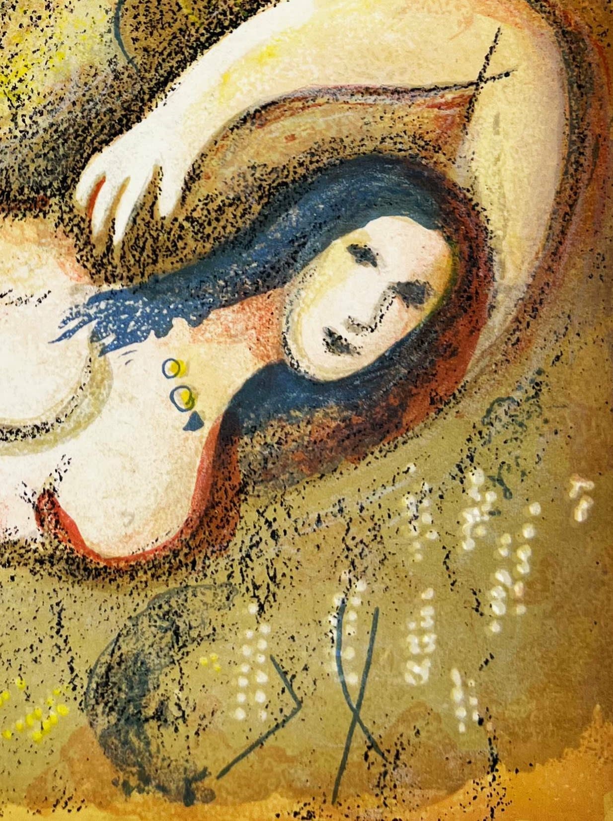 Marc Chagall - Boaz wakes up and sees Ruth, 1960 - Image 5