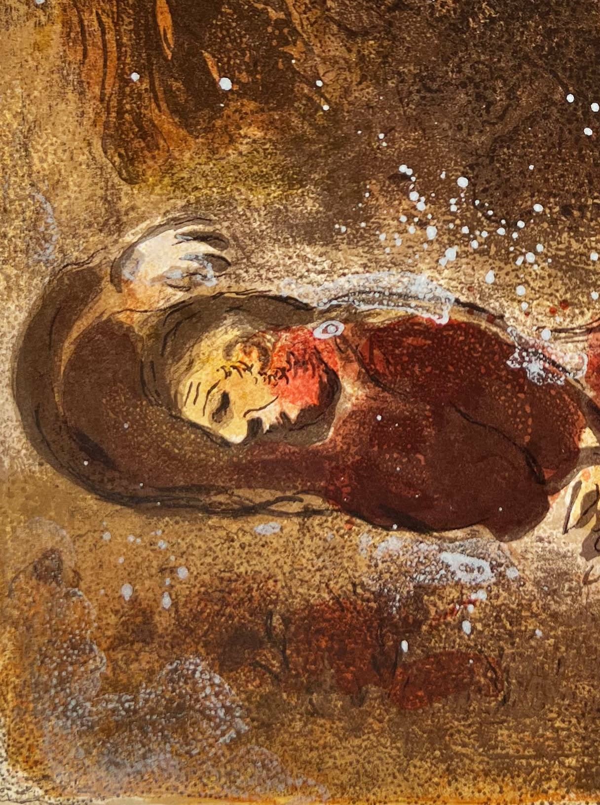 Marc Chagall - Ruth at the feet of Boaz, 1960 - Image 4