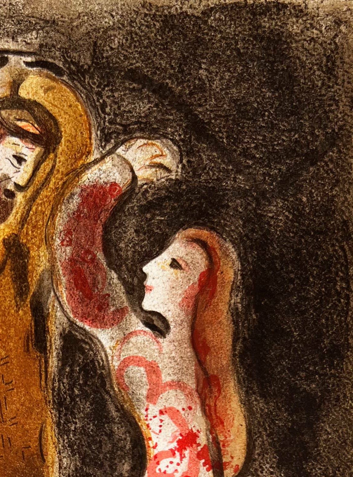 Marc Chagall - Meeting of Ruth and Boaz, 1960 - Image 3