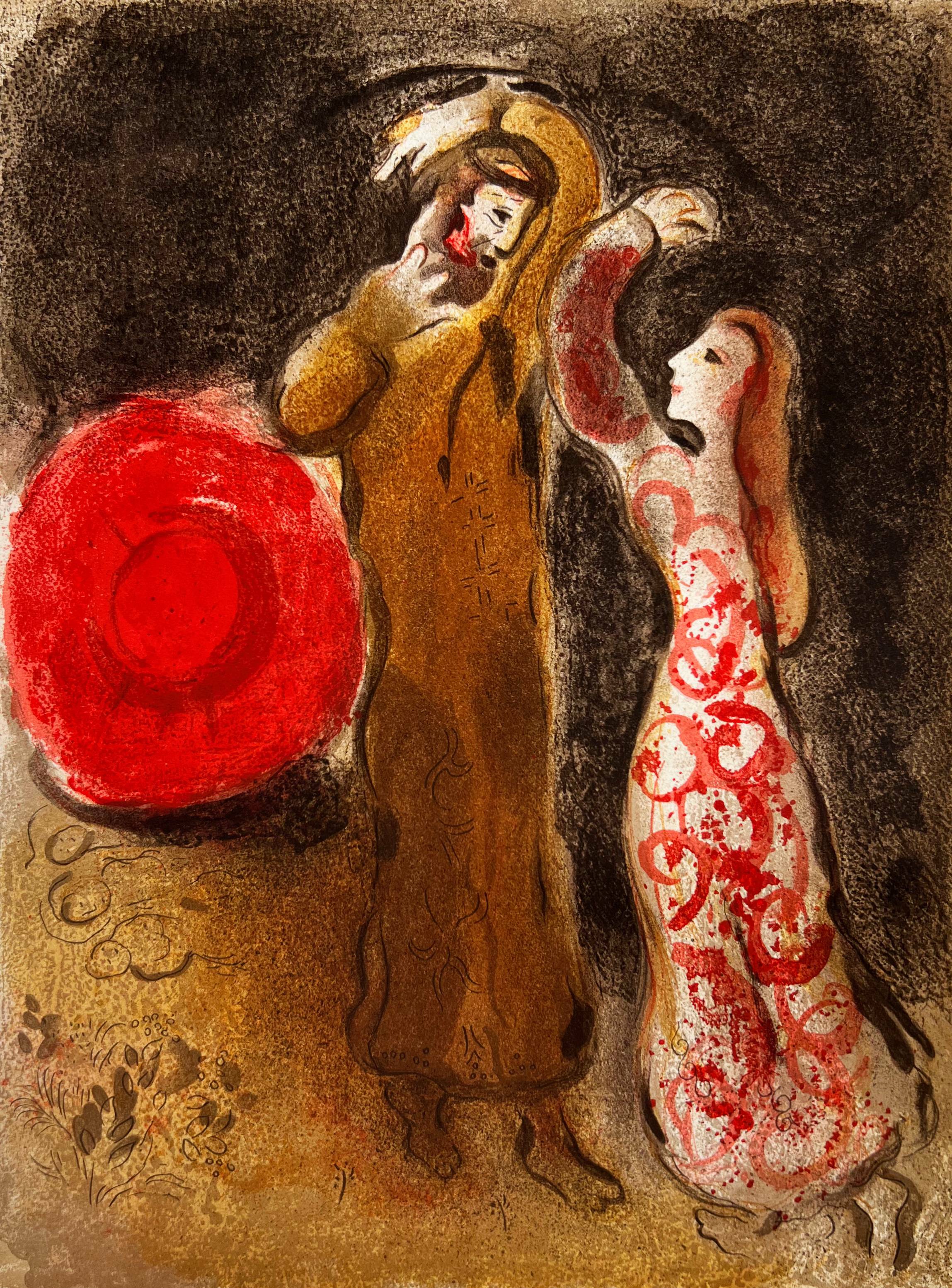 Marc Chagall - Meeting of Ruth and Boaz, 1960