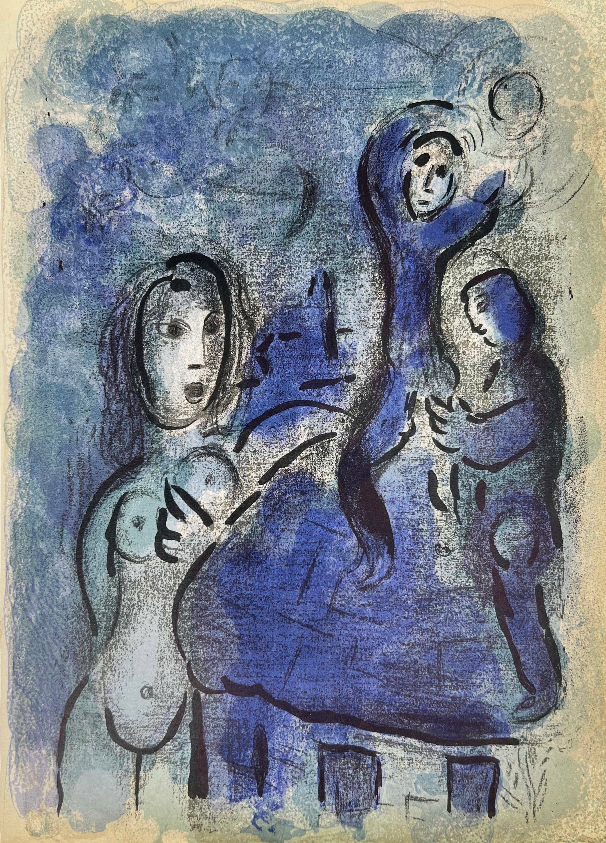 Marc Chagall - Rahab and the Spies of Jericho, 1960