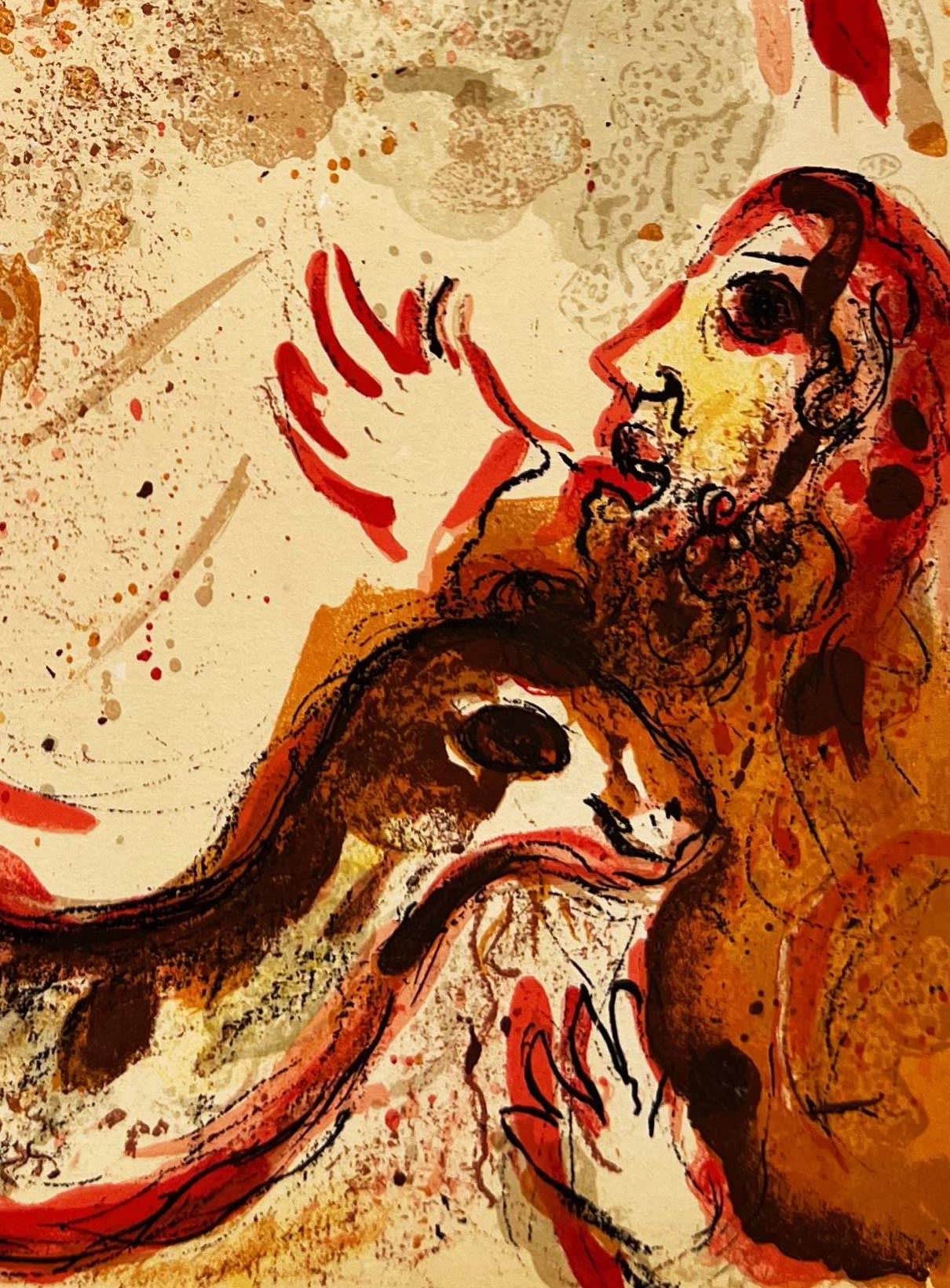 Marc Chagall - Rachel Steals Her Father’s Graven Images, 1960 - Image 5