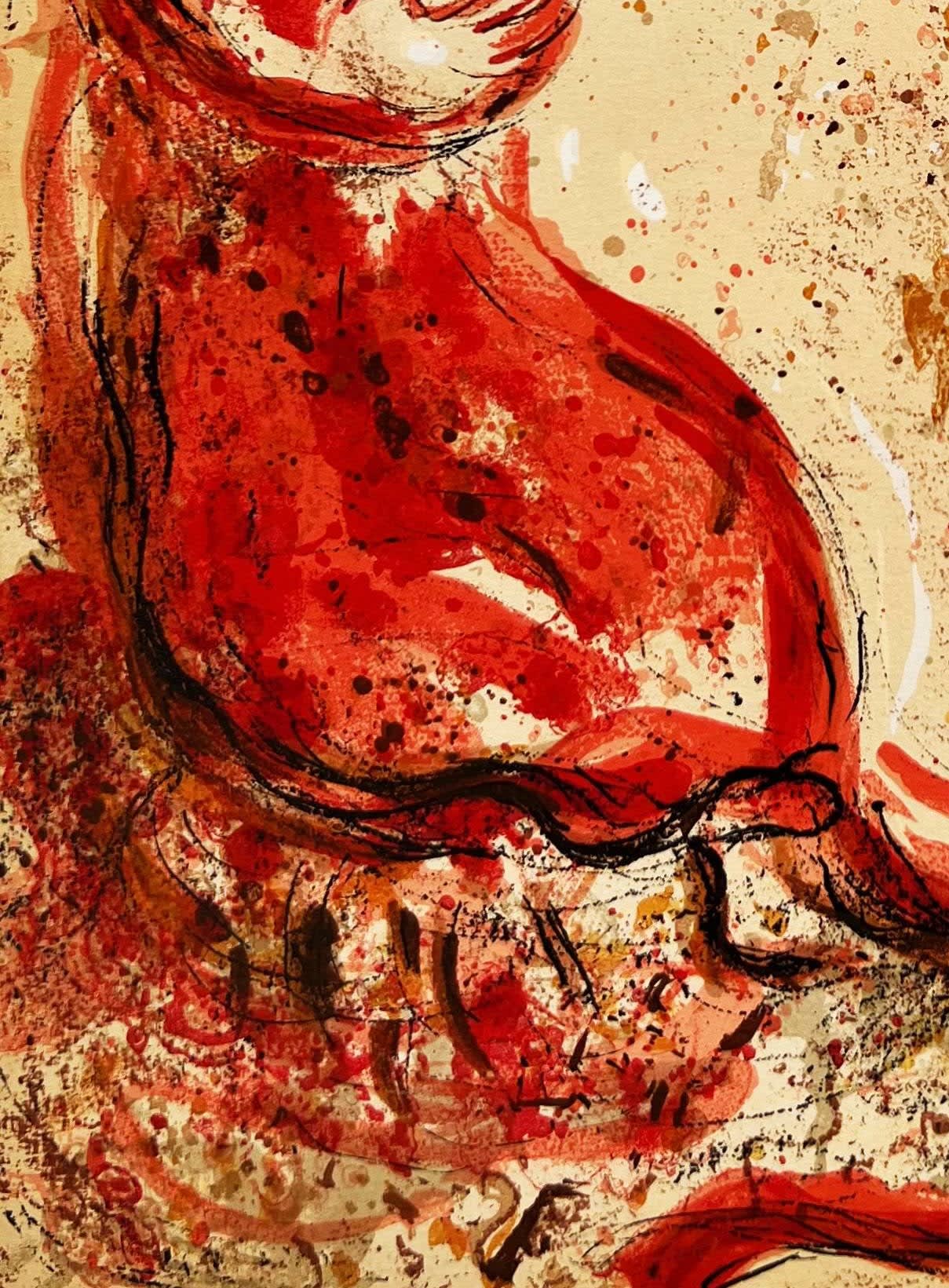 Marc Chagall - Rachel Steals Her Father’s Graven Images, 1960 - Image 4