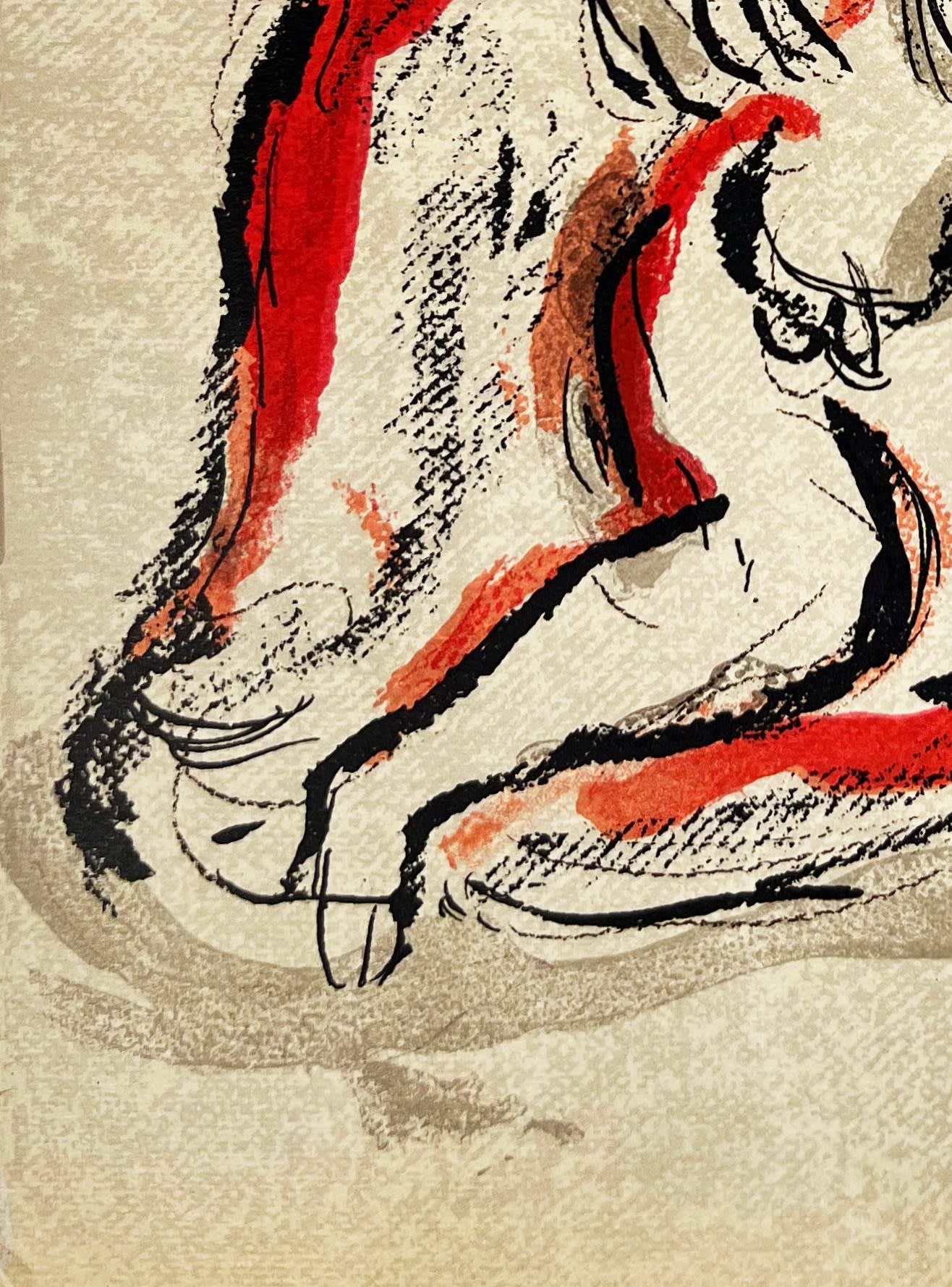 Marc Chagall - Hagar in the Desert, 1960 - Image 4