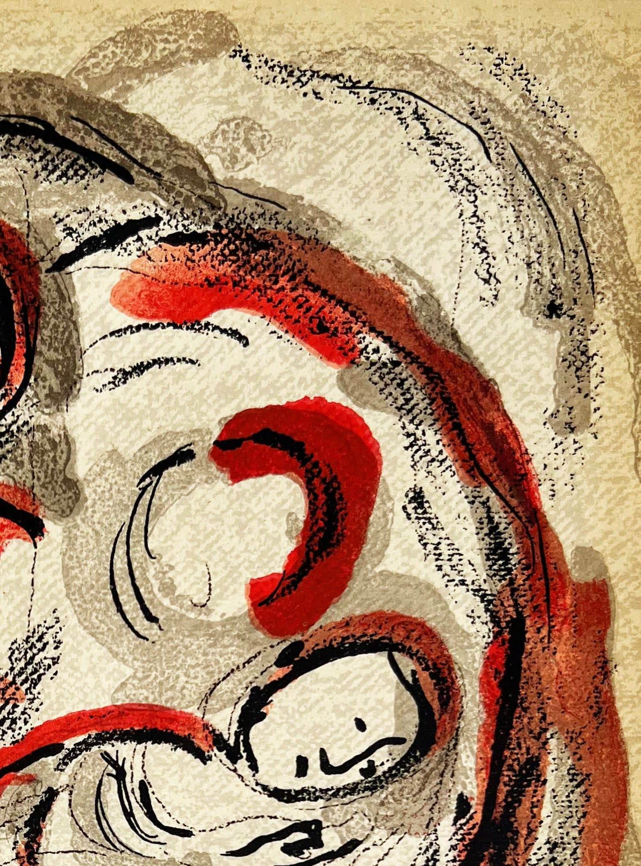 Marc Chagall - Hagar in the Desert, 1960 - Image 3