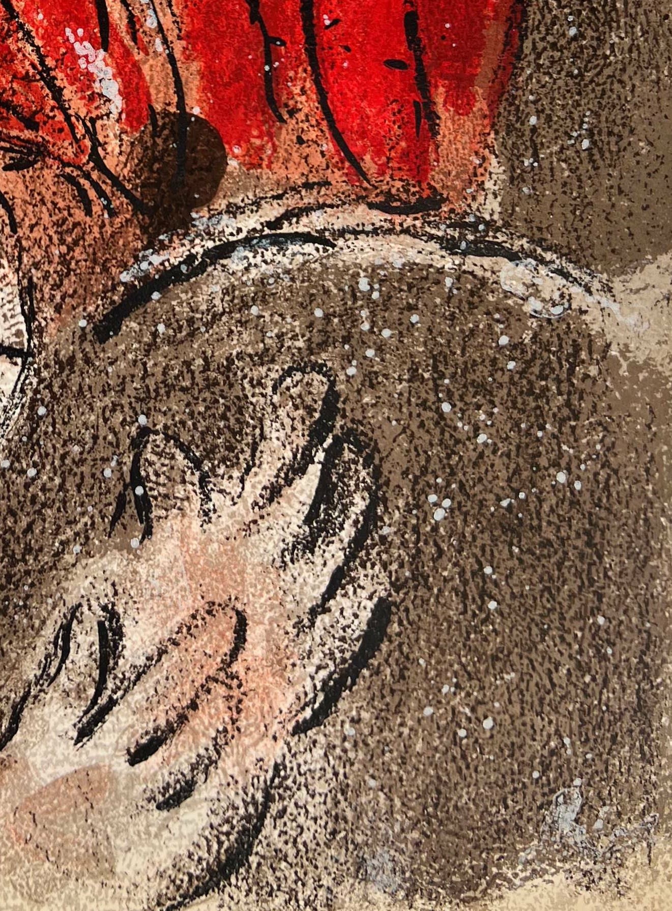 Marc Chagall - Sarah and the Angels, 1960 - Image 5