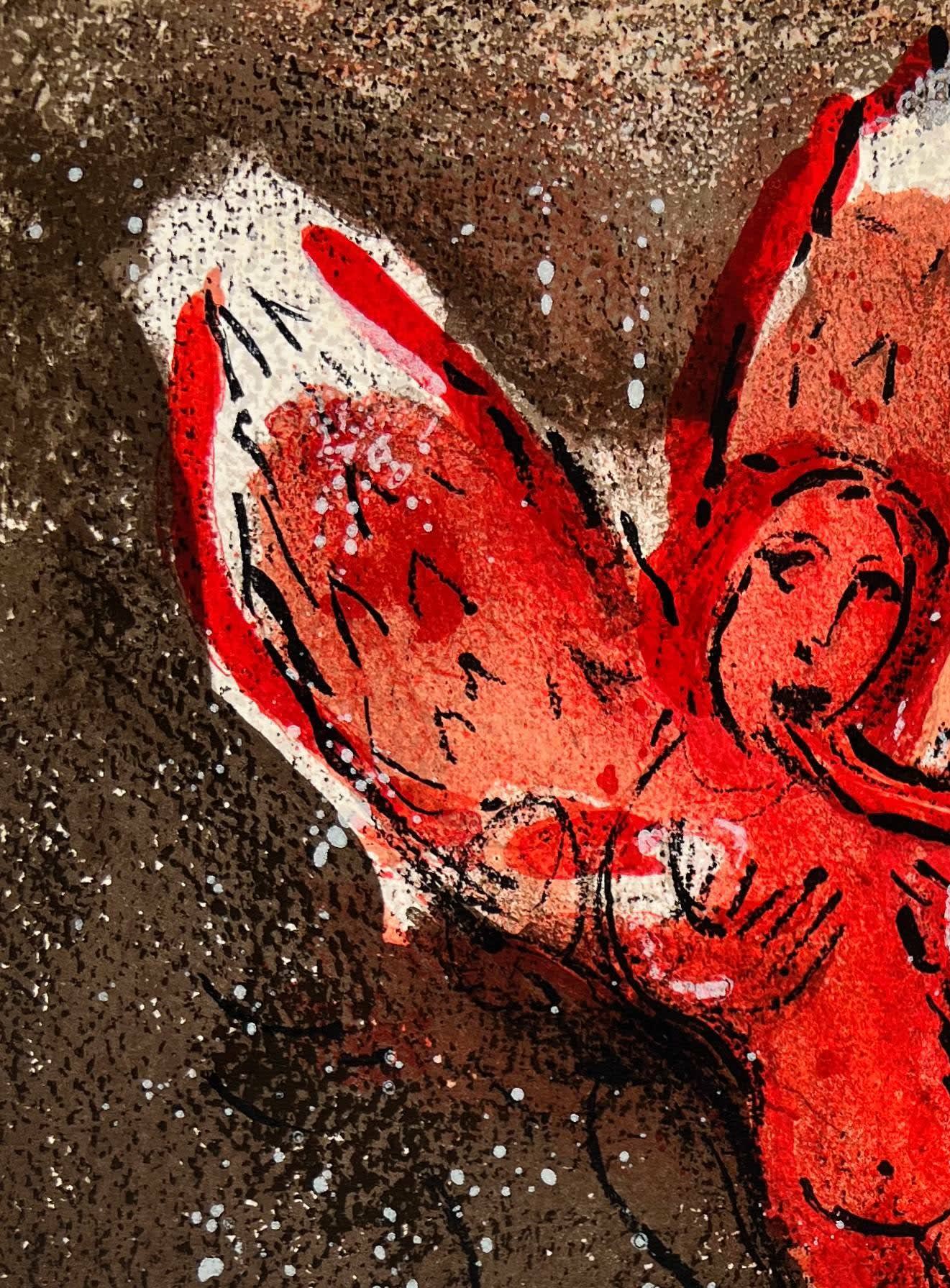 Marc Chagall - Sarah and the Angels, 1960 - Image 2