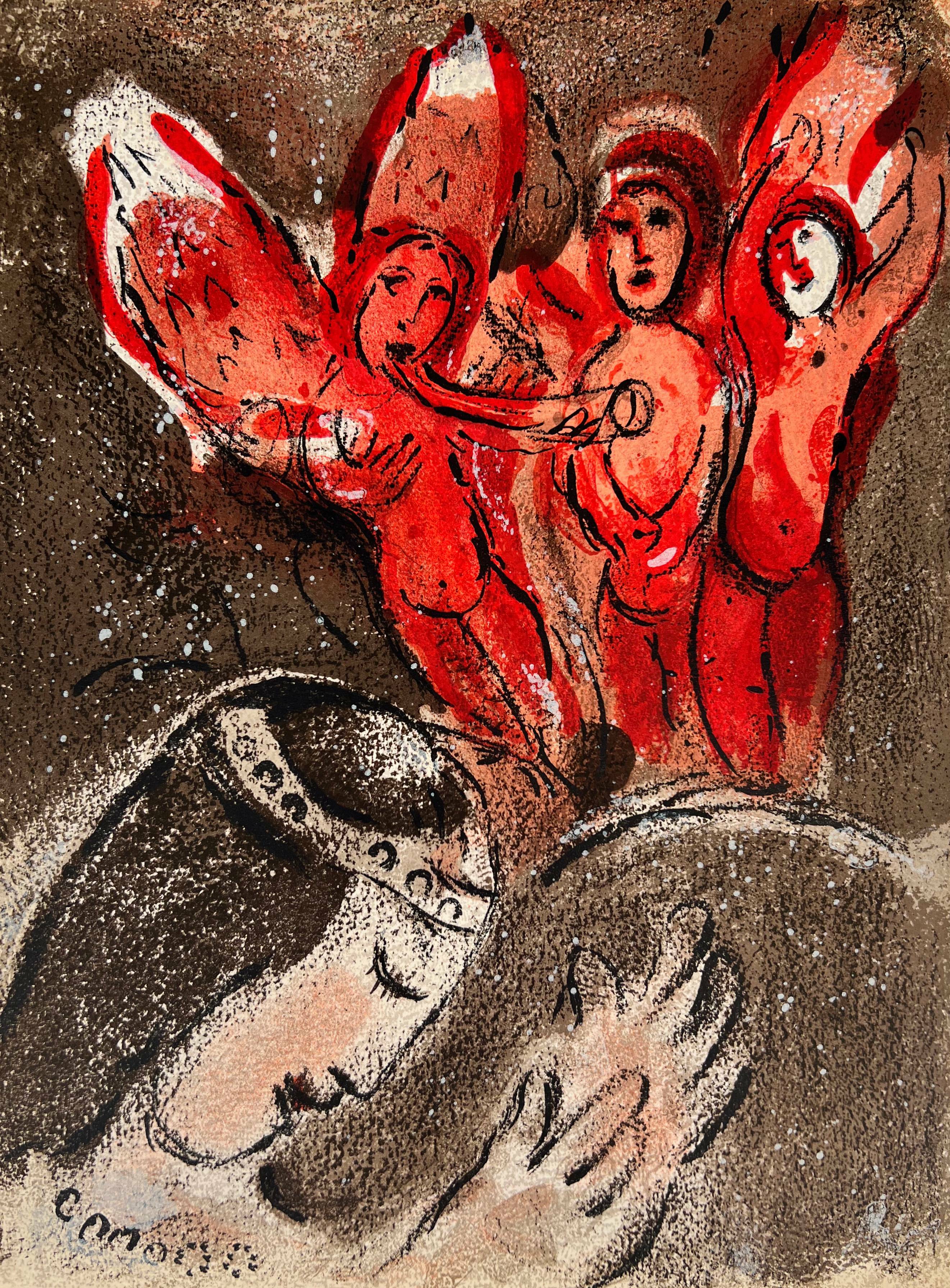 Marc Chagall - Sarah and the Angels, 1960