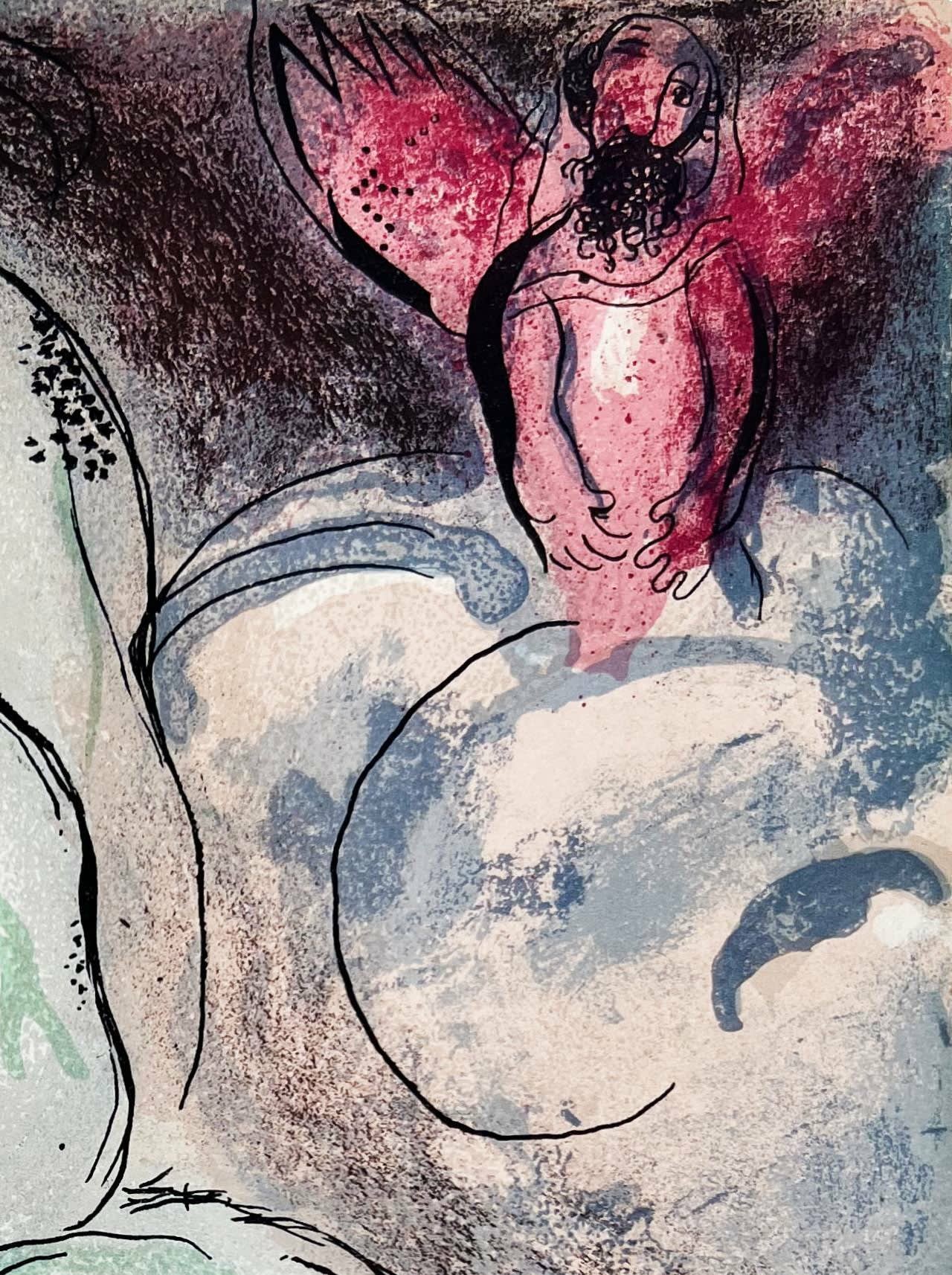 Marc Chagall - Sarah And Abimelech, 1960 - Image 3