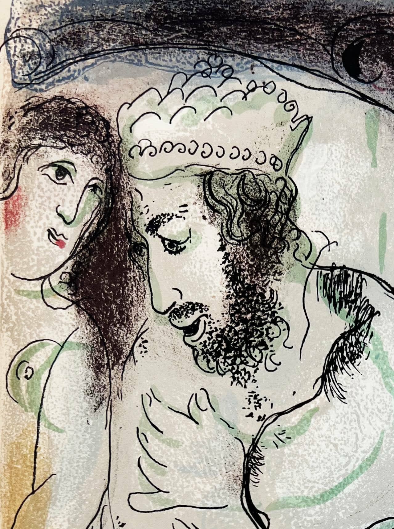 Marc Chagall - Sarah And Abimelech, 1960 - Image 2