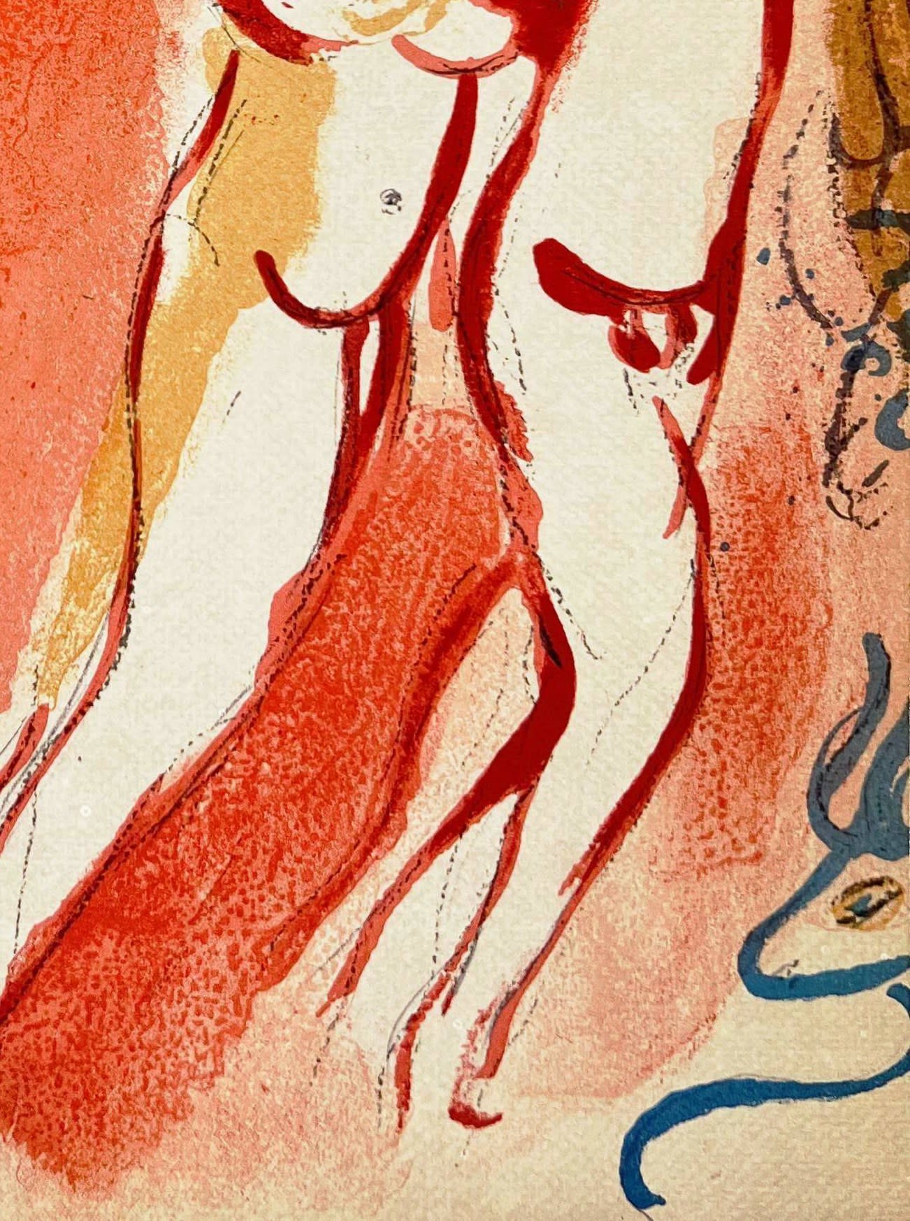 Marc Chagall - Adam and Eve, 1960 - Image 5