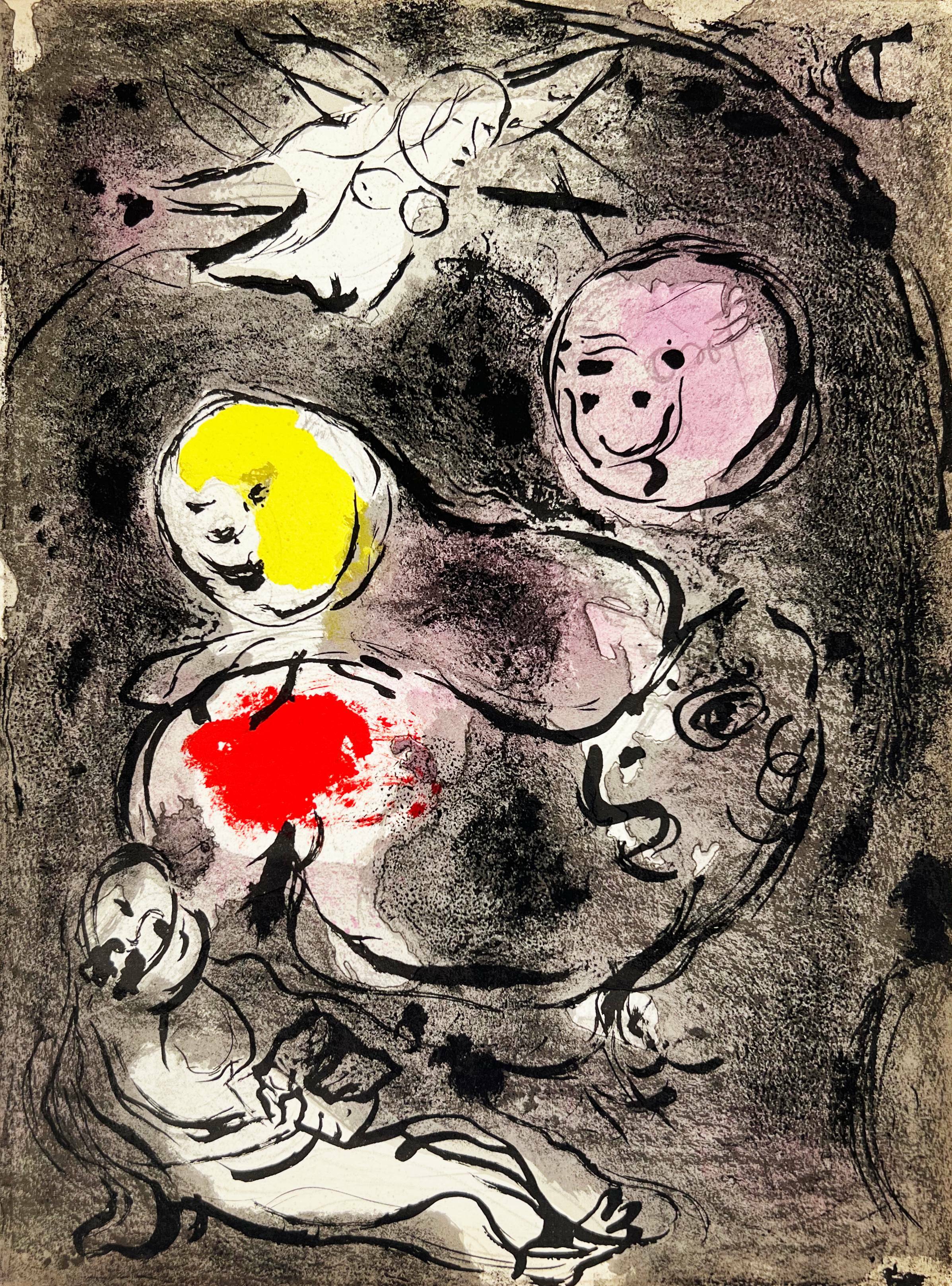 Marc Chagall - The Prophet Daniel in the Lions' Den, 1956