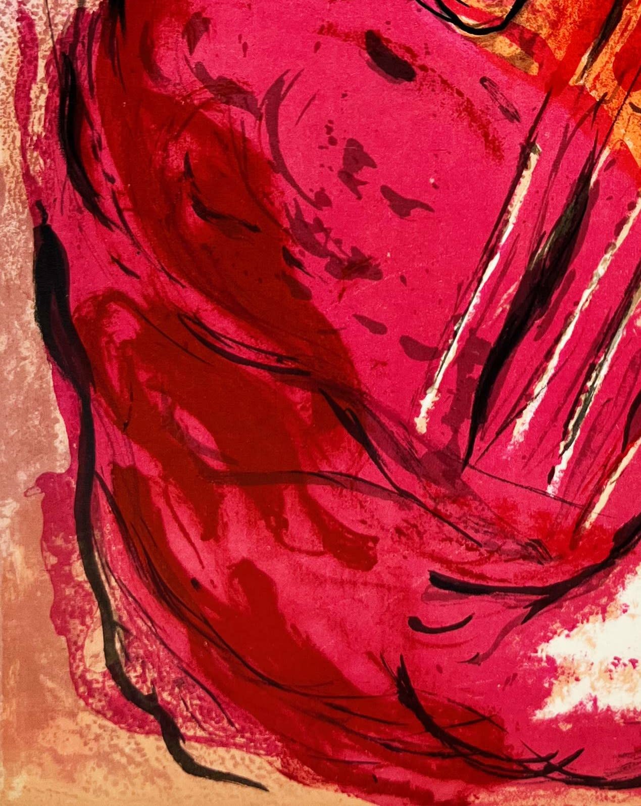 Marc Chagall - David and His Harp, 1956 - Image 4