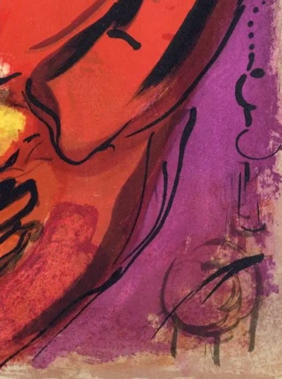 Marc Chagall - David and Absalom, 1956 - Image 5