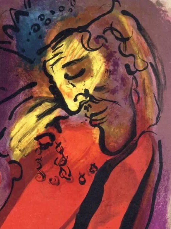 Marc Chagall - David and Absalom, 1956 - Image 3