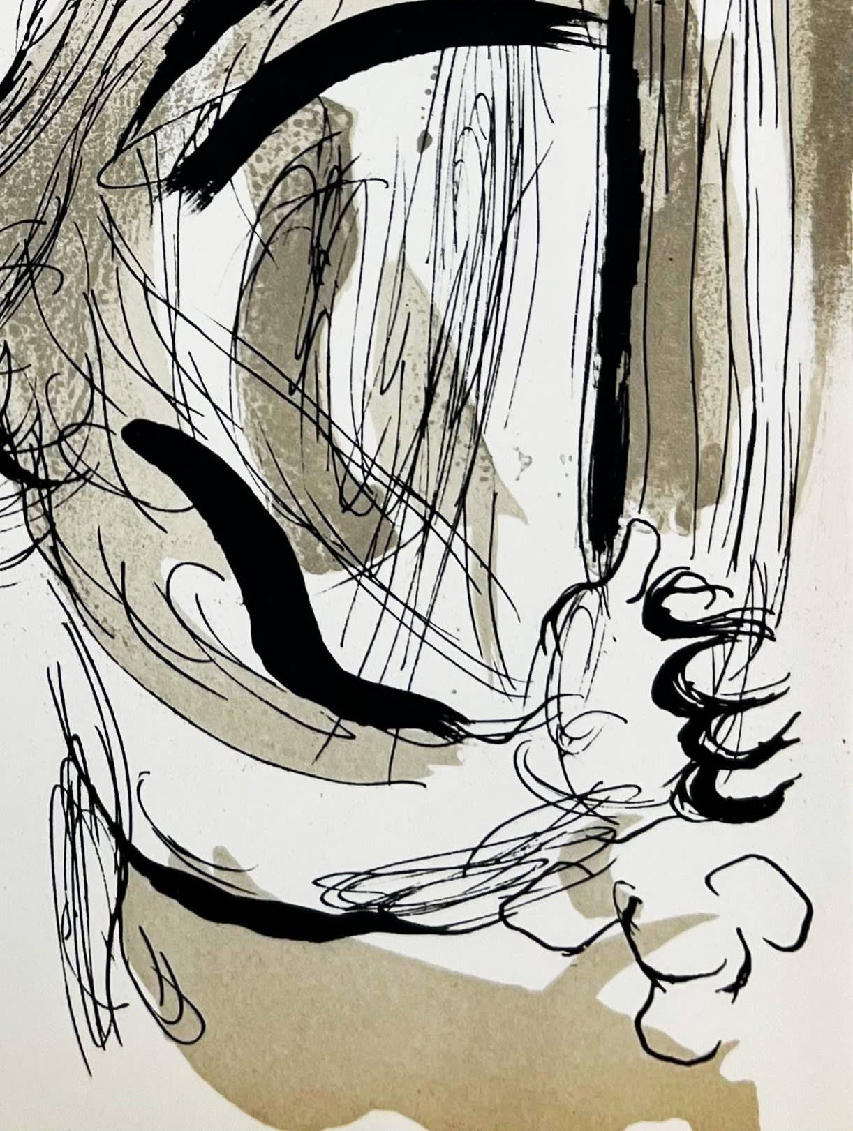 Marc Chagall - Angel with Sword, 1956 - Image 5