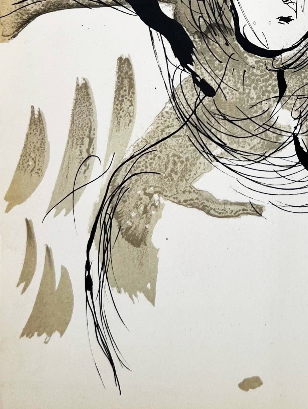 Marc Chagall - Angel with Sword, 1956 - Image 4