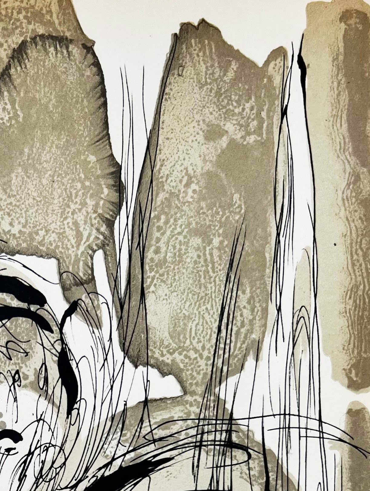 Marc Chagall - Angel with Sword, 1956 - Image 3