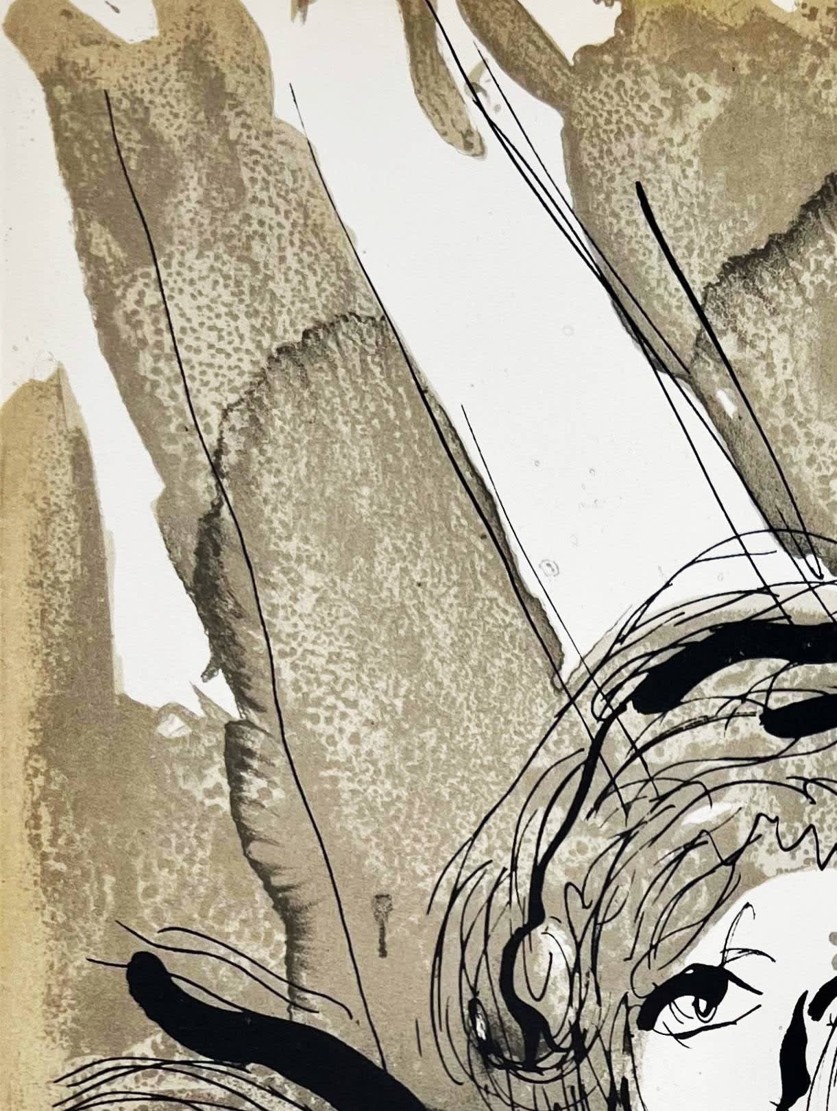 Marc Chagall - Angel with Sword, 1956 - Image 2