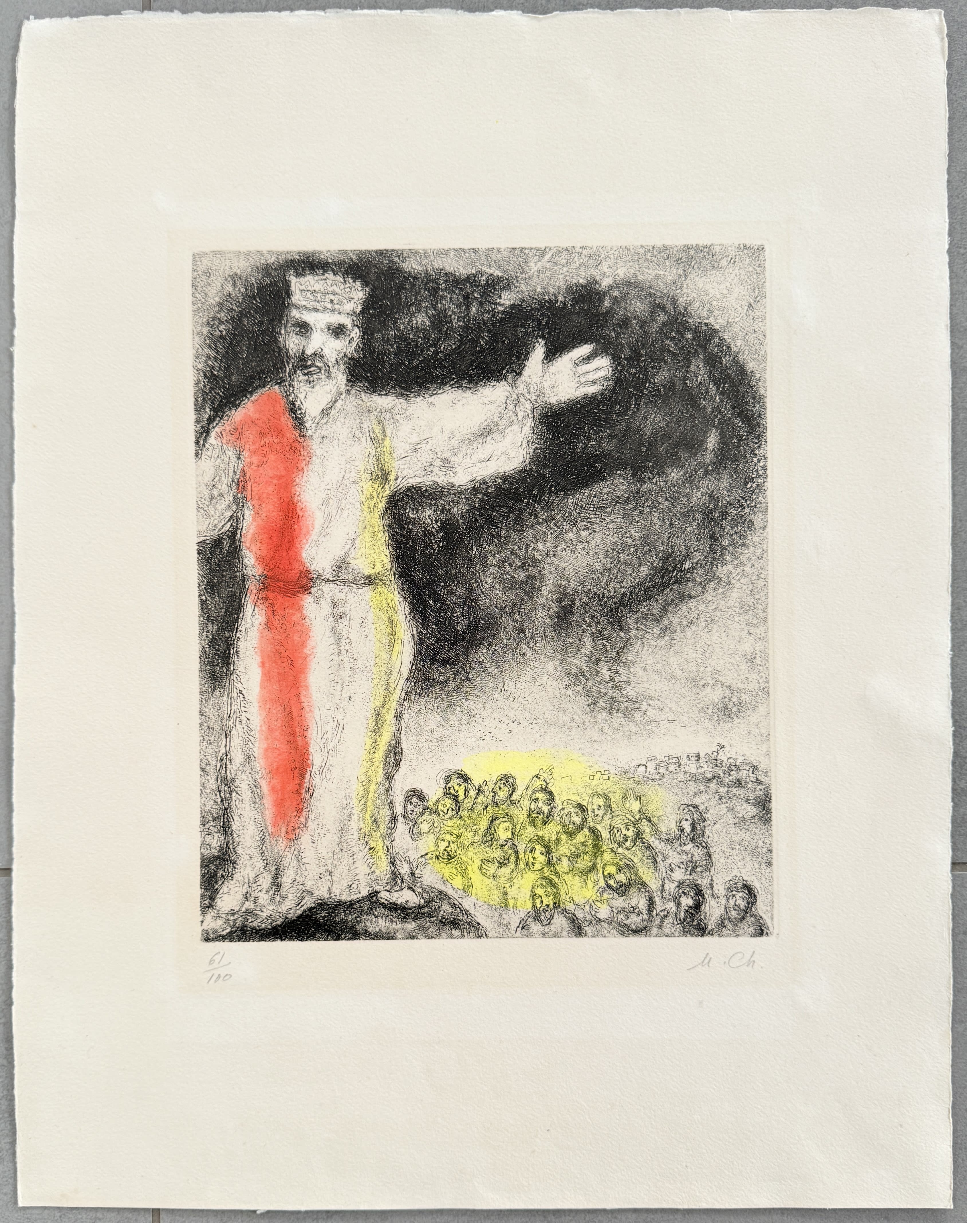 Marc Chagall - Joshua Stops the Sun, 1956 - Image 6
