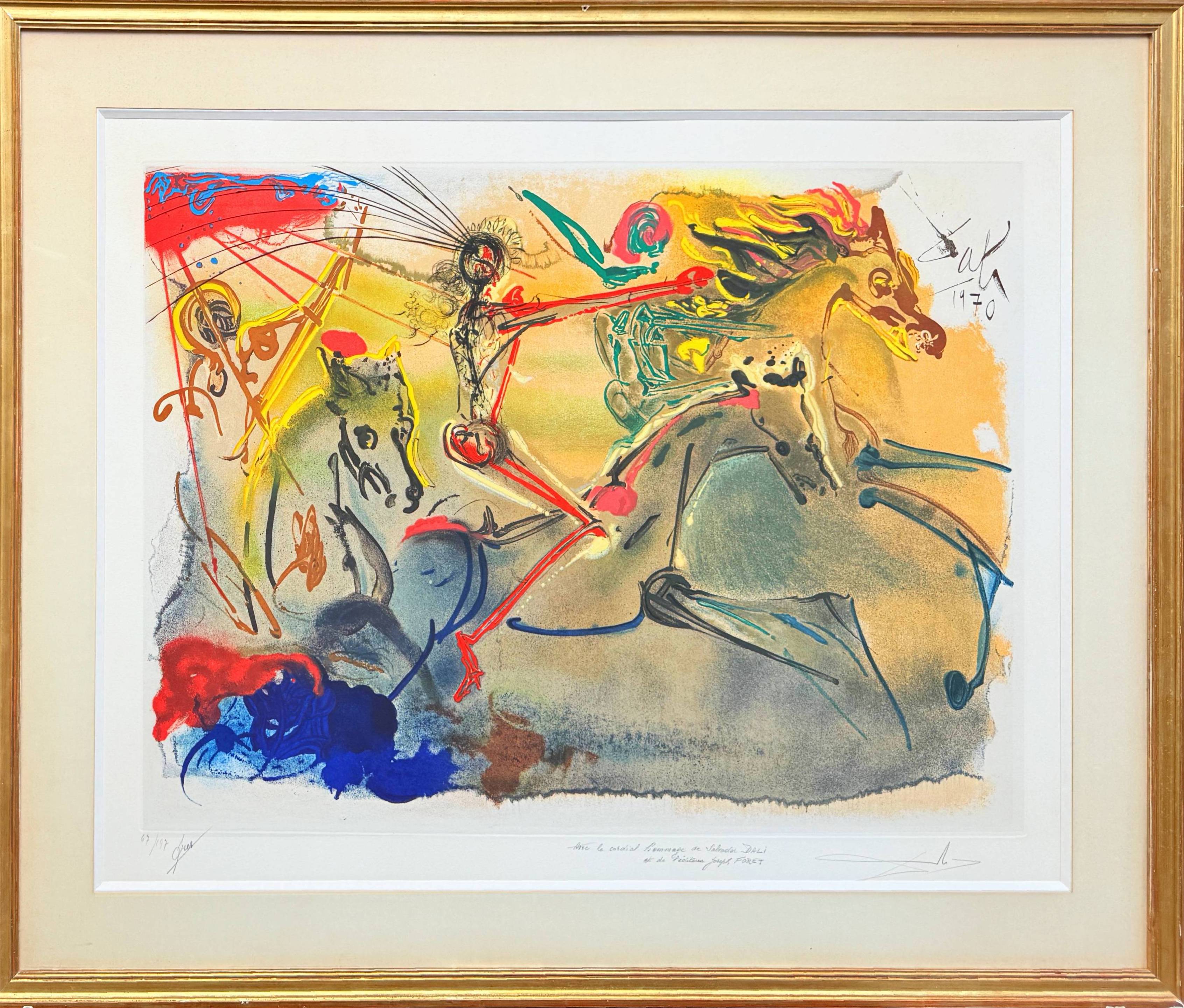 Salvador Dali - Les Caveliers de l'Apocalypse, 1971