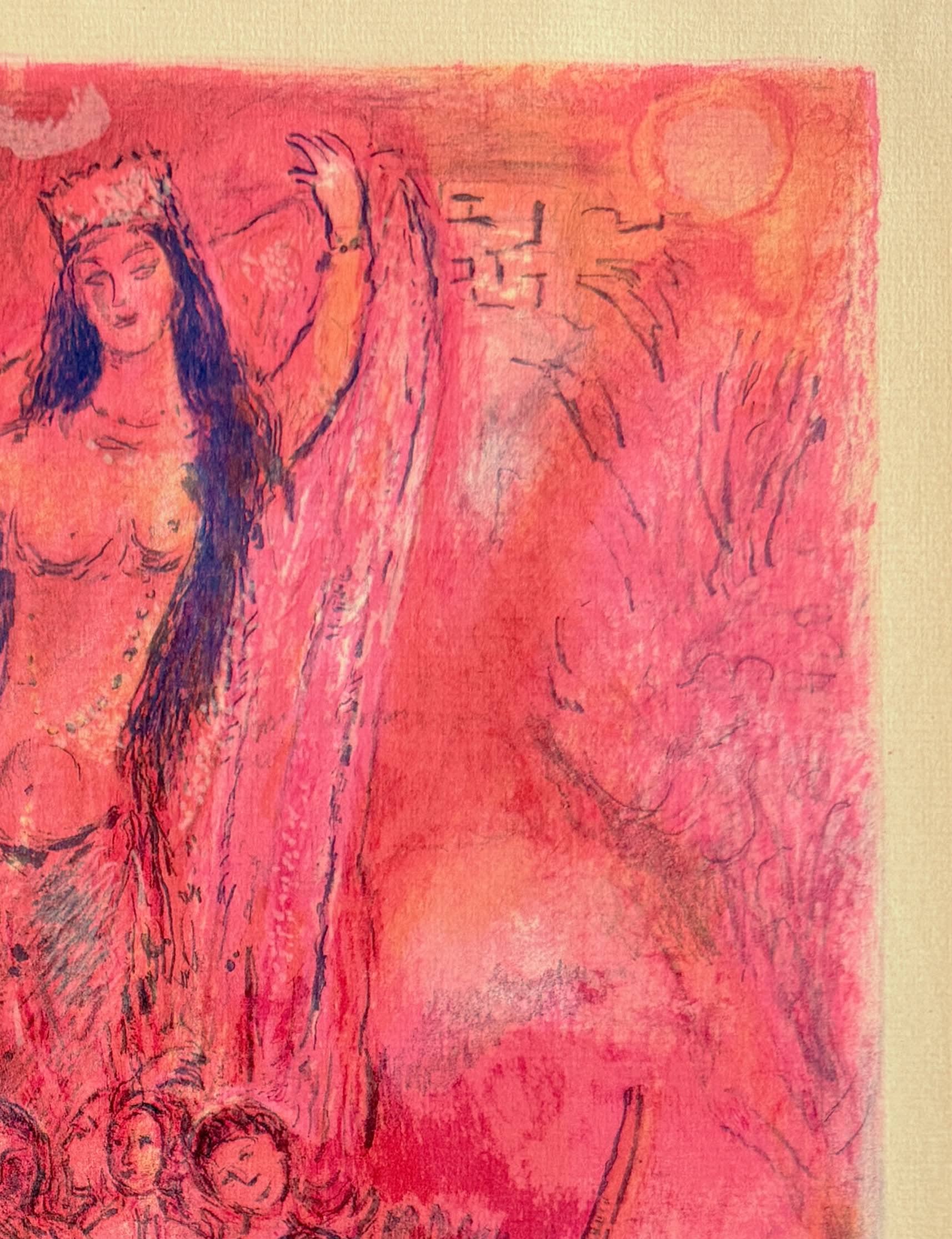 Marc Chagall - They were in Forty Pairs, Thus Numbering Fourscore.., from Four Tales from the Arabian Nights, 1948 - Image 4